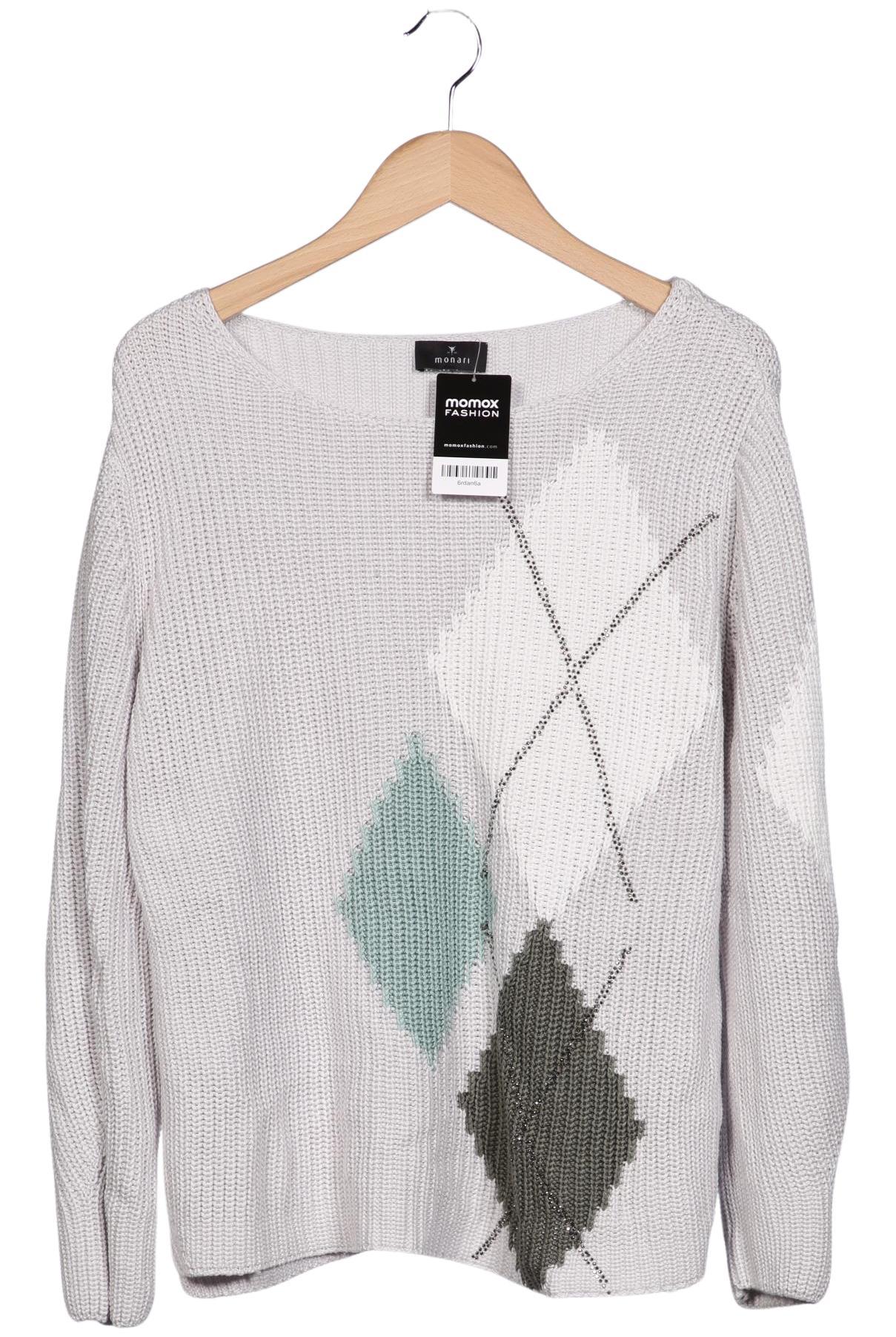 

monari Damen Pullover, grau, Gr. 44