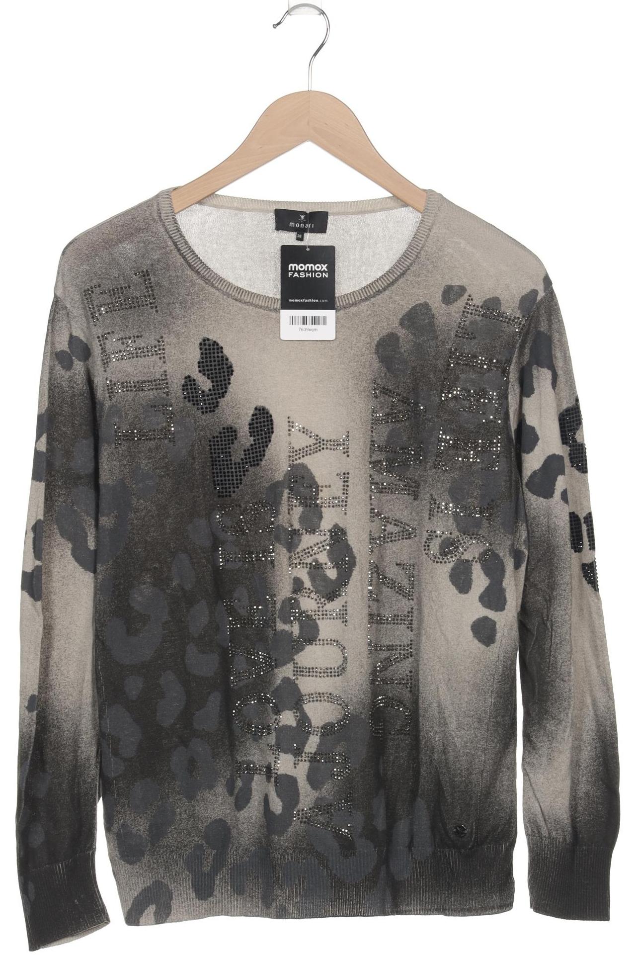 

monari Damen Pullover, grau, Gr. 38