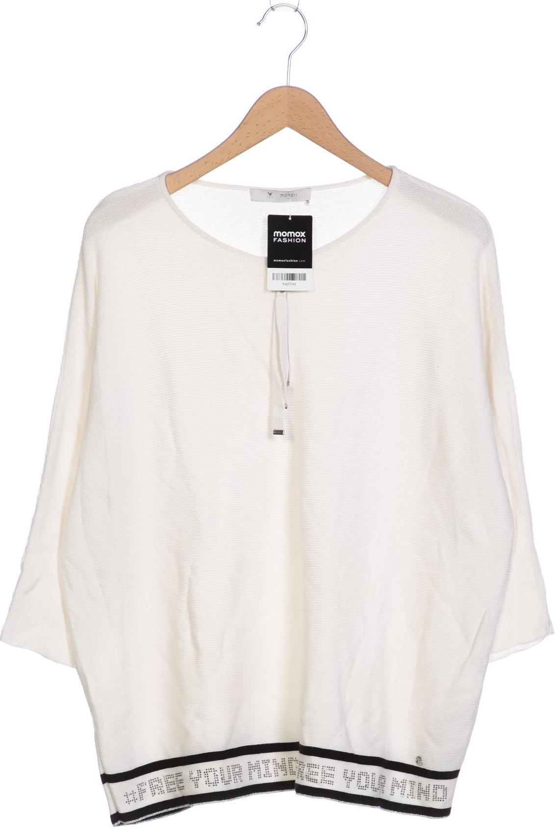 

monari Damen Pullover, weiß