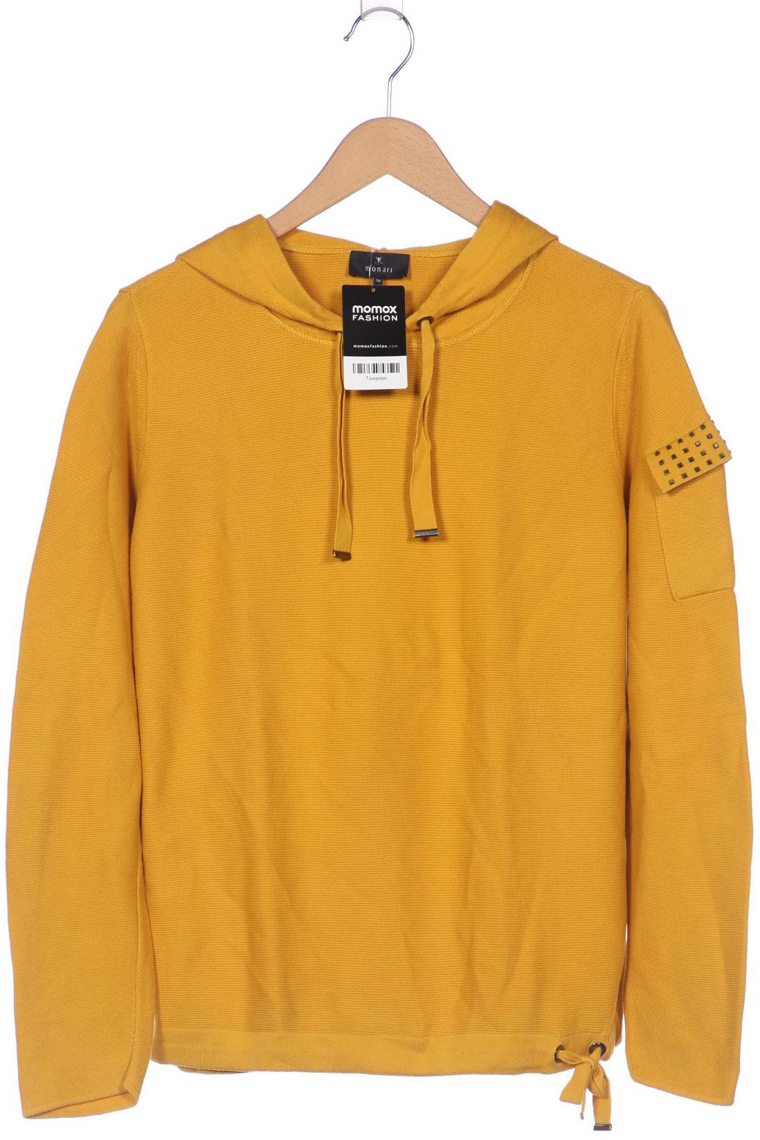 

monari Damen Pullover, gelb, Gr. 38