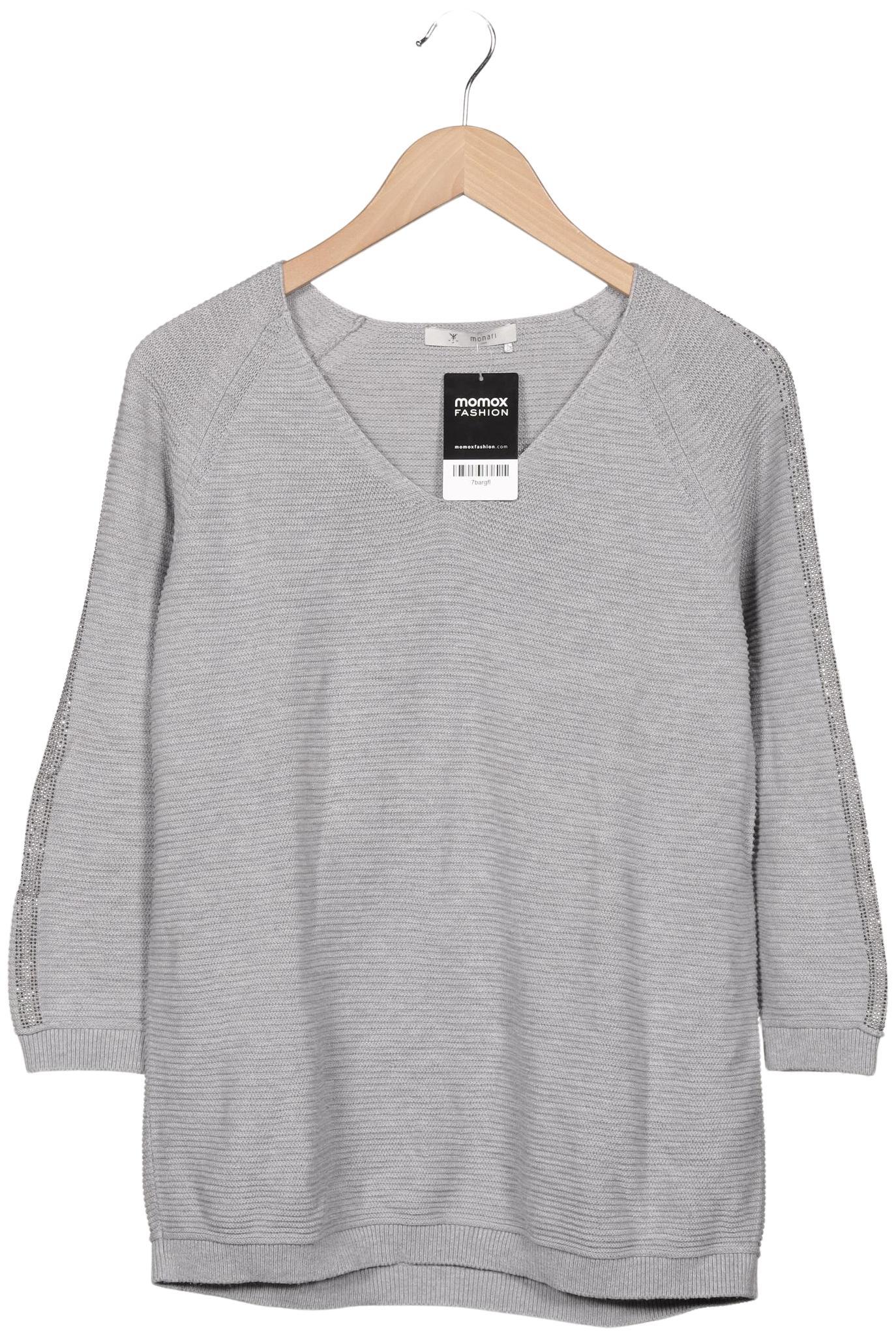 

monari Damen Pullover, grau, Gr. 38
