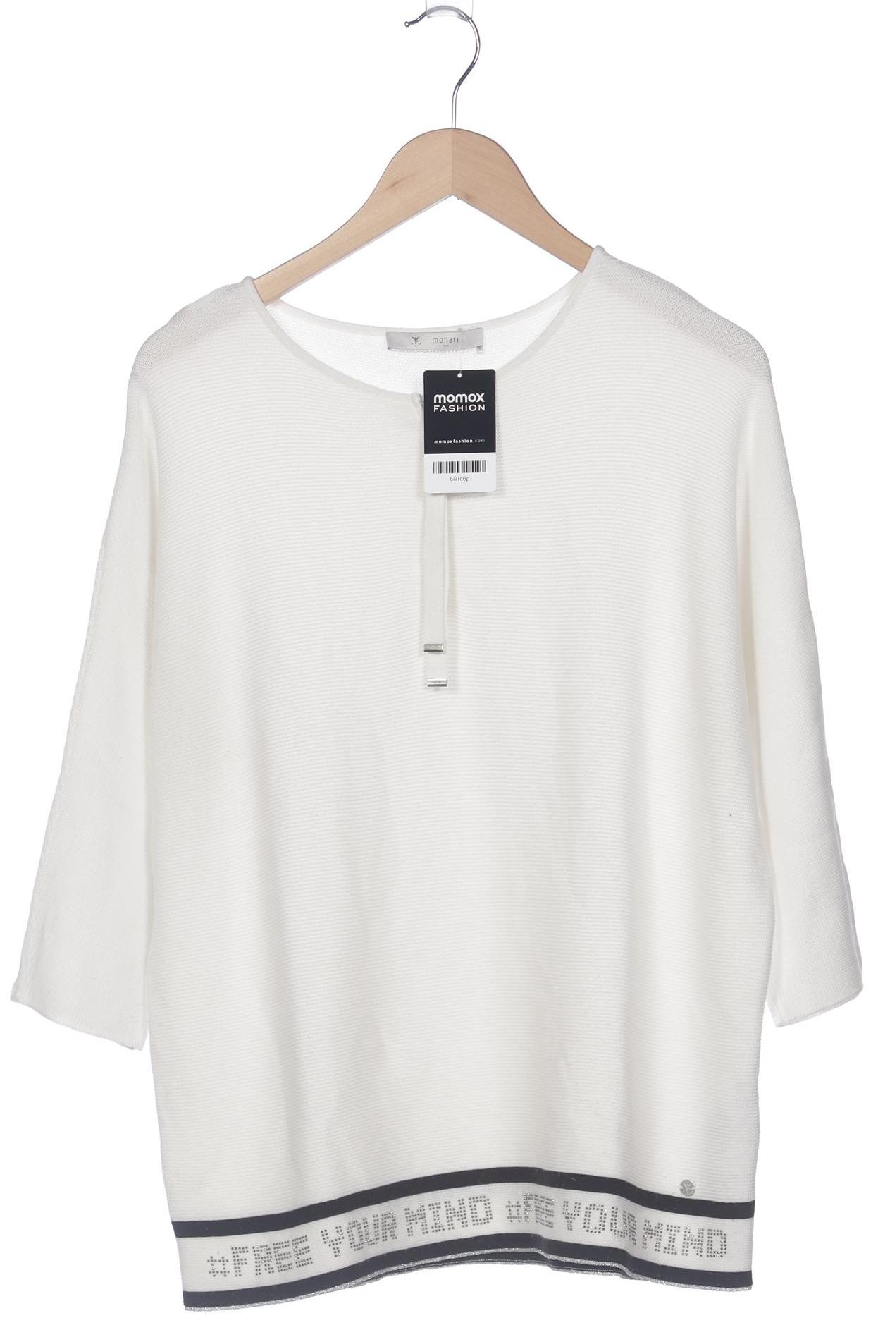 

monari Damen Pullover, weiß, Gr. 40