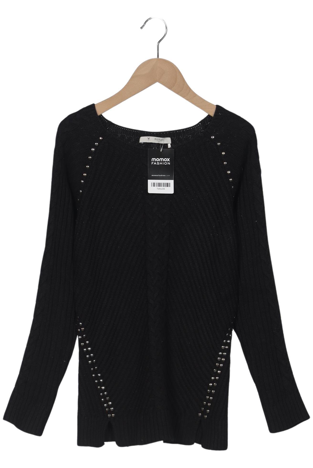 

monari Damen Pullover, schwarz, Gr. 38