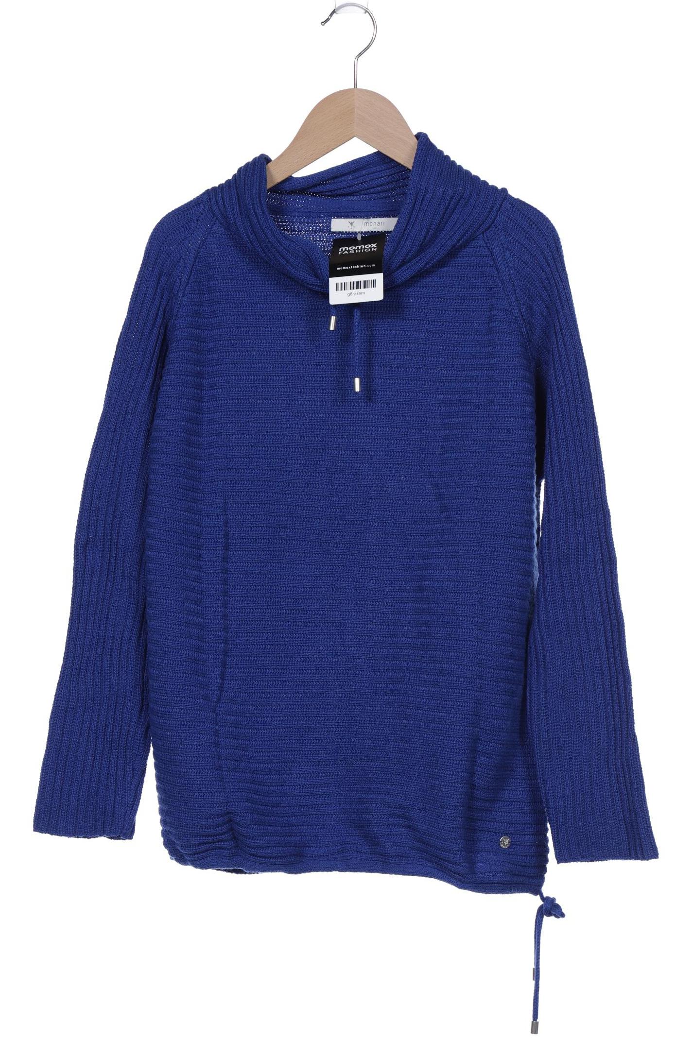 

monari Damen Pullover, blau, Gr. 38