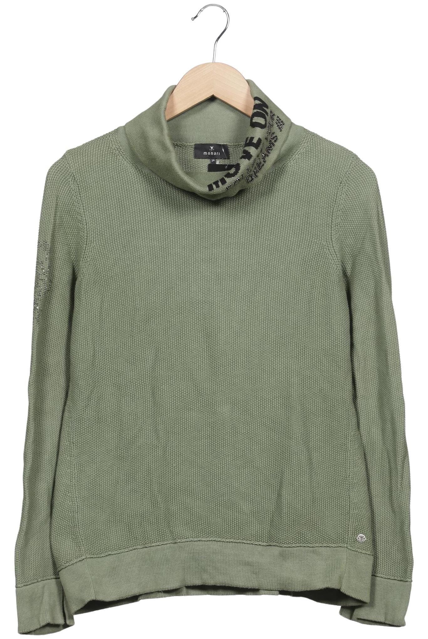 

monari Damen Pullover, grün, Gr. 34