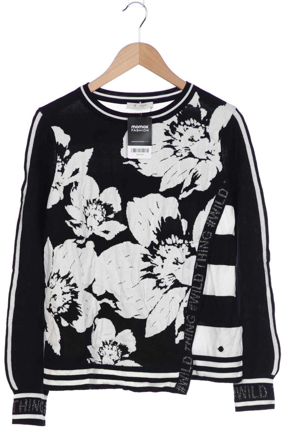 

monari Damen Pullover, schwarz, Gr. 38