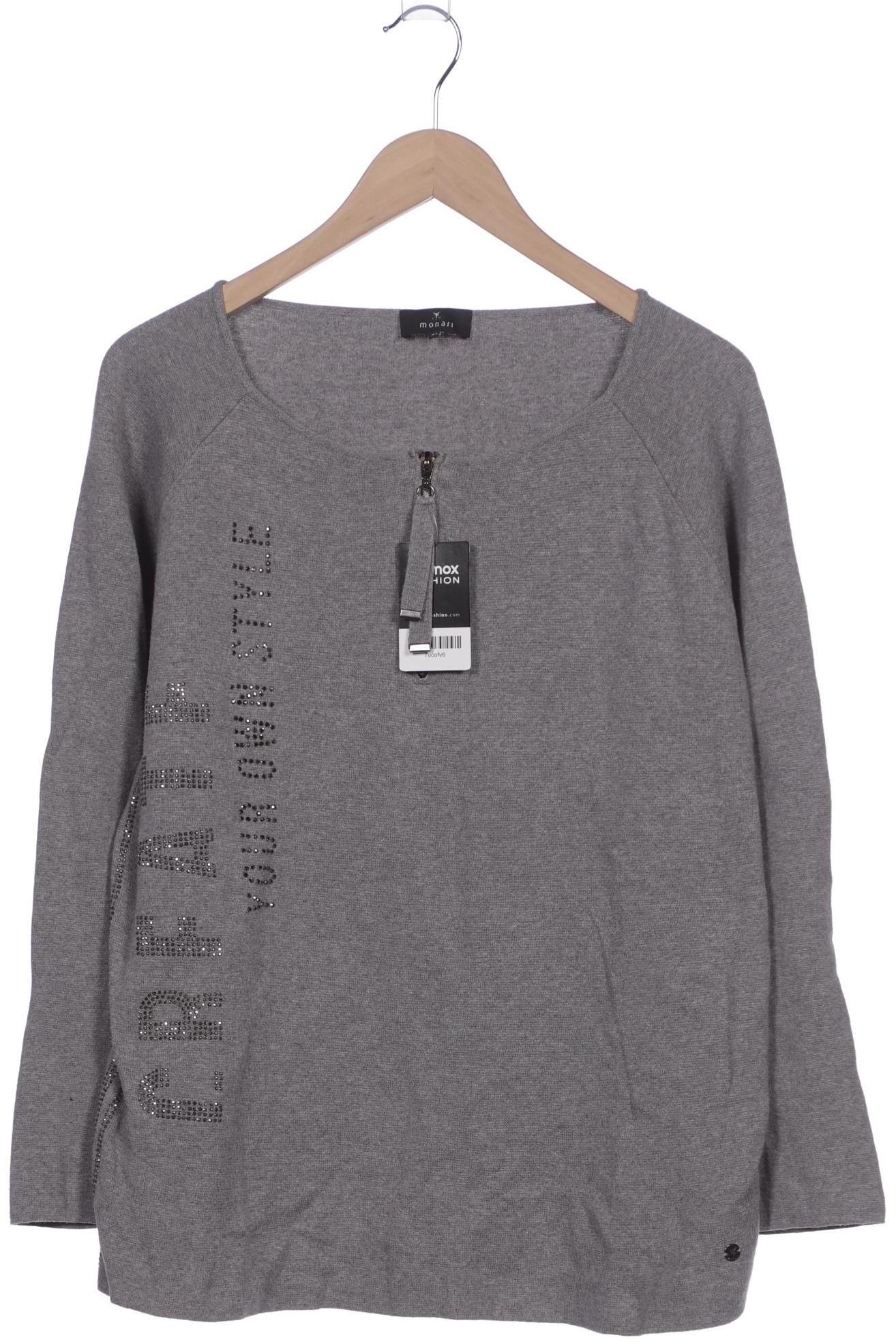

monari Damen Pullover, grau, Gr. 44