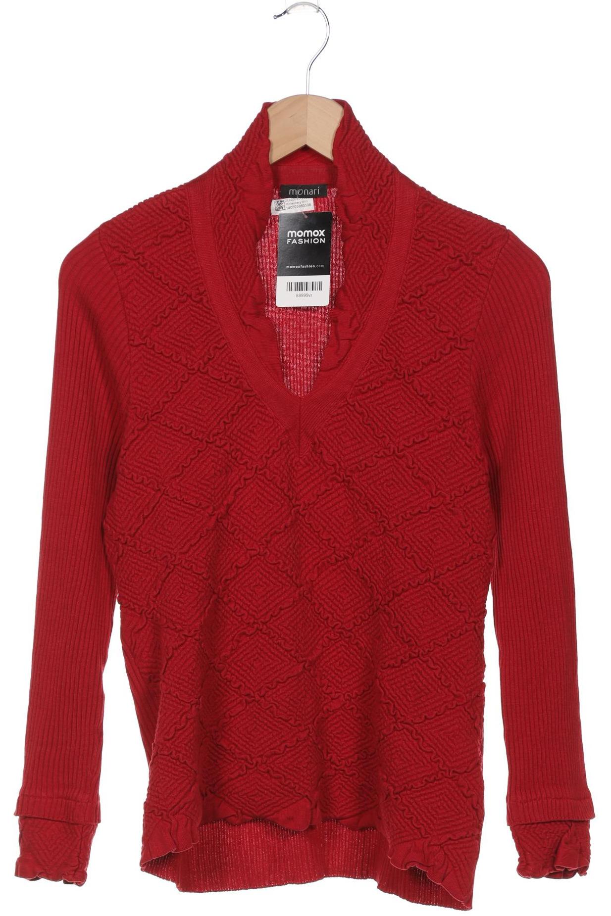 

monari Damen Pullover, rot, Gr. 46