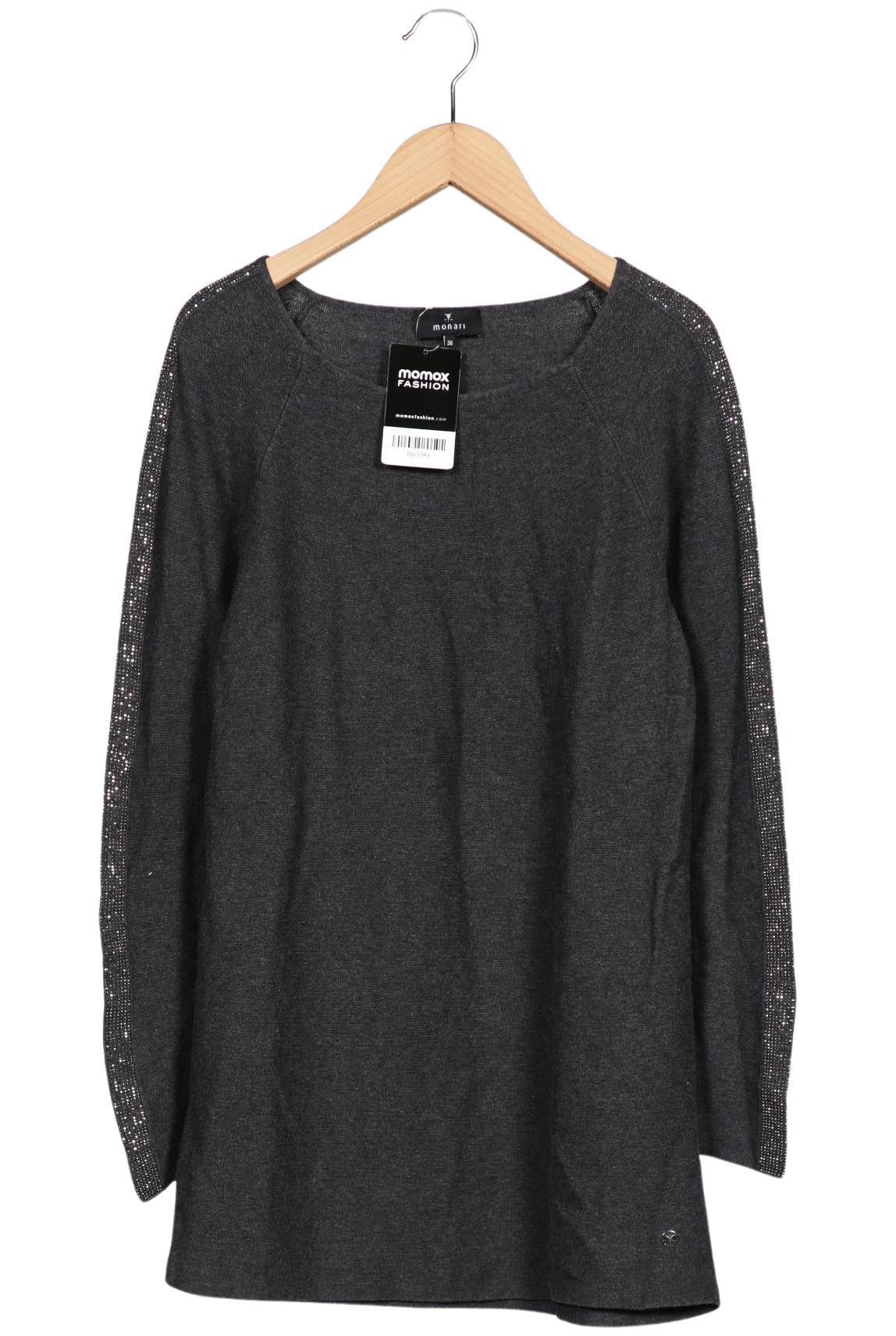 

monari Damen Pullover, grau, Gr. 36