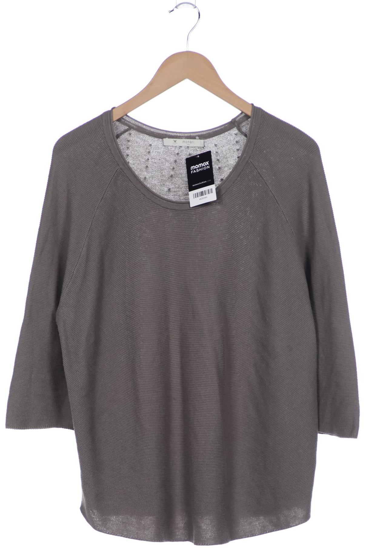 

monari Damen Pullover, grau, Gr. 48