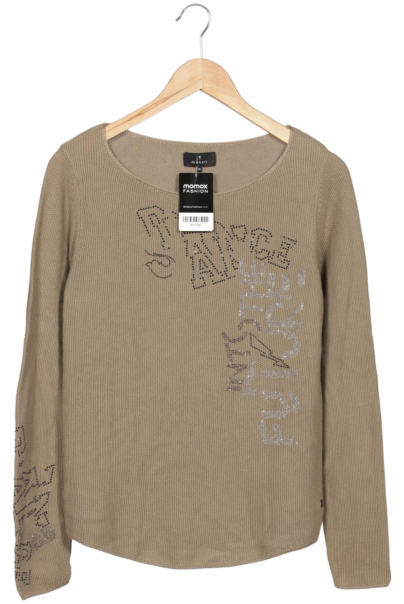 

monari Damen Pullover, beige, Gr. 36