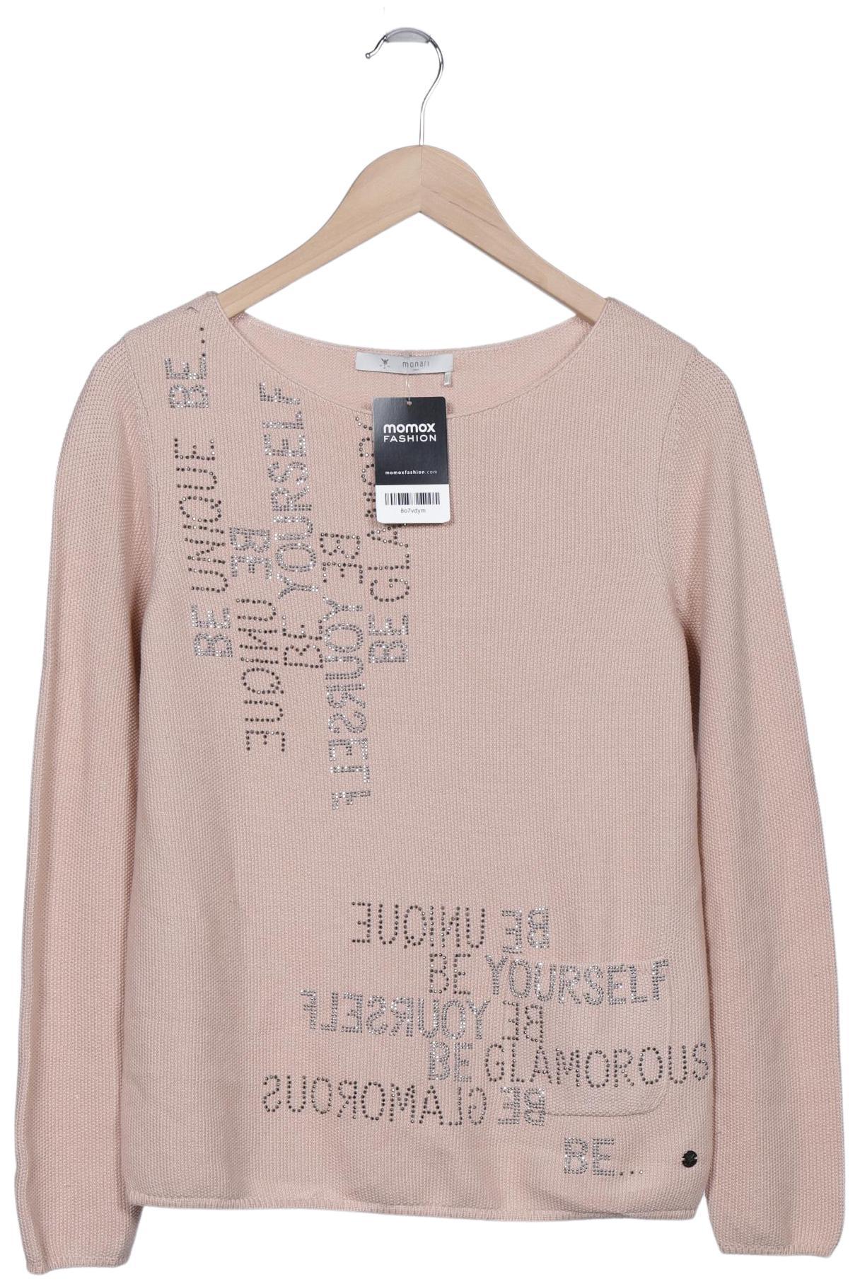 

monari Damen Pullover, beige, Gr. 34