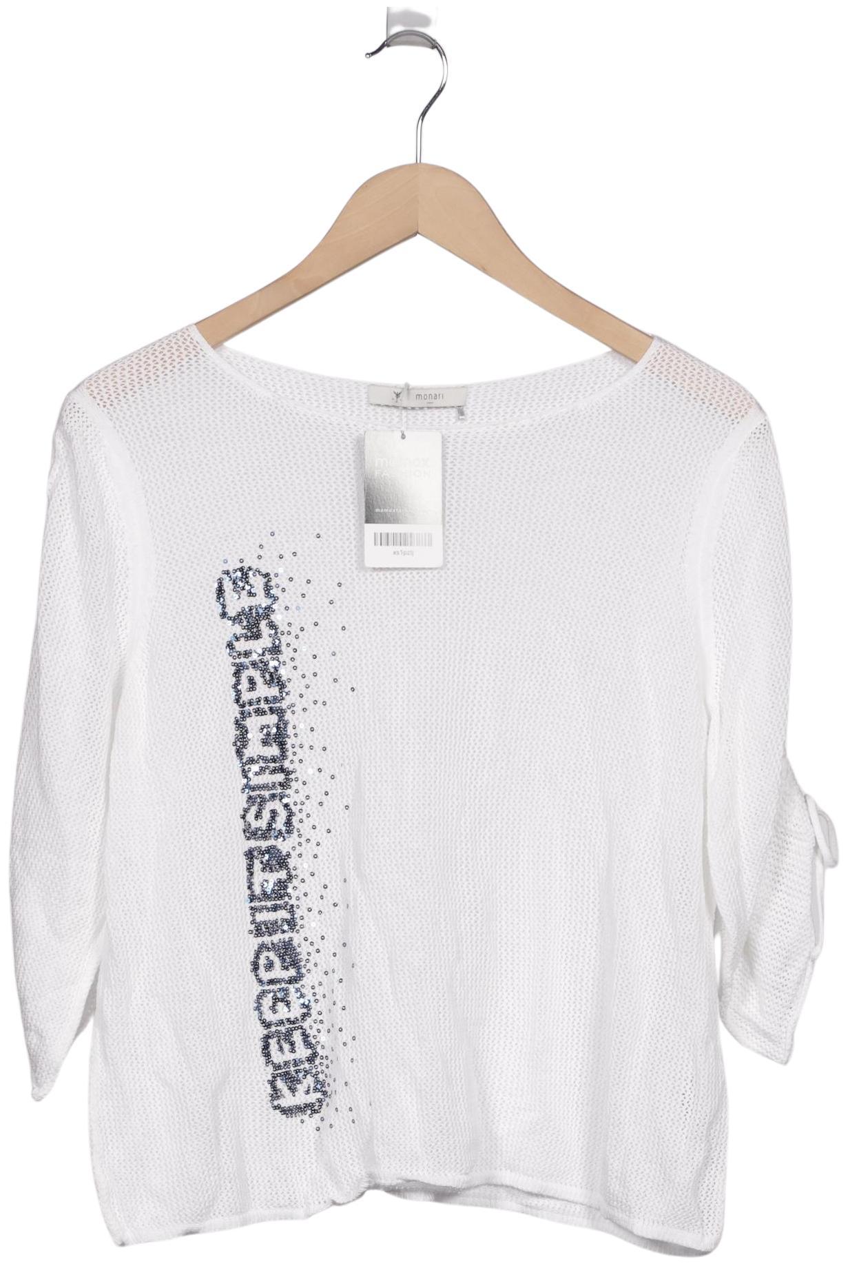 

monari Damen Pullover, weiß, Gr. 42