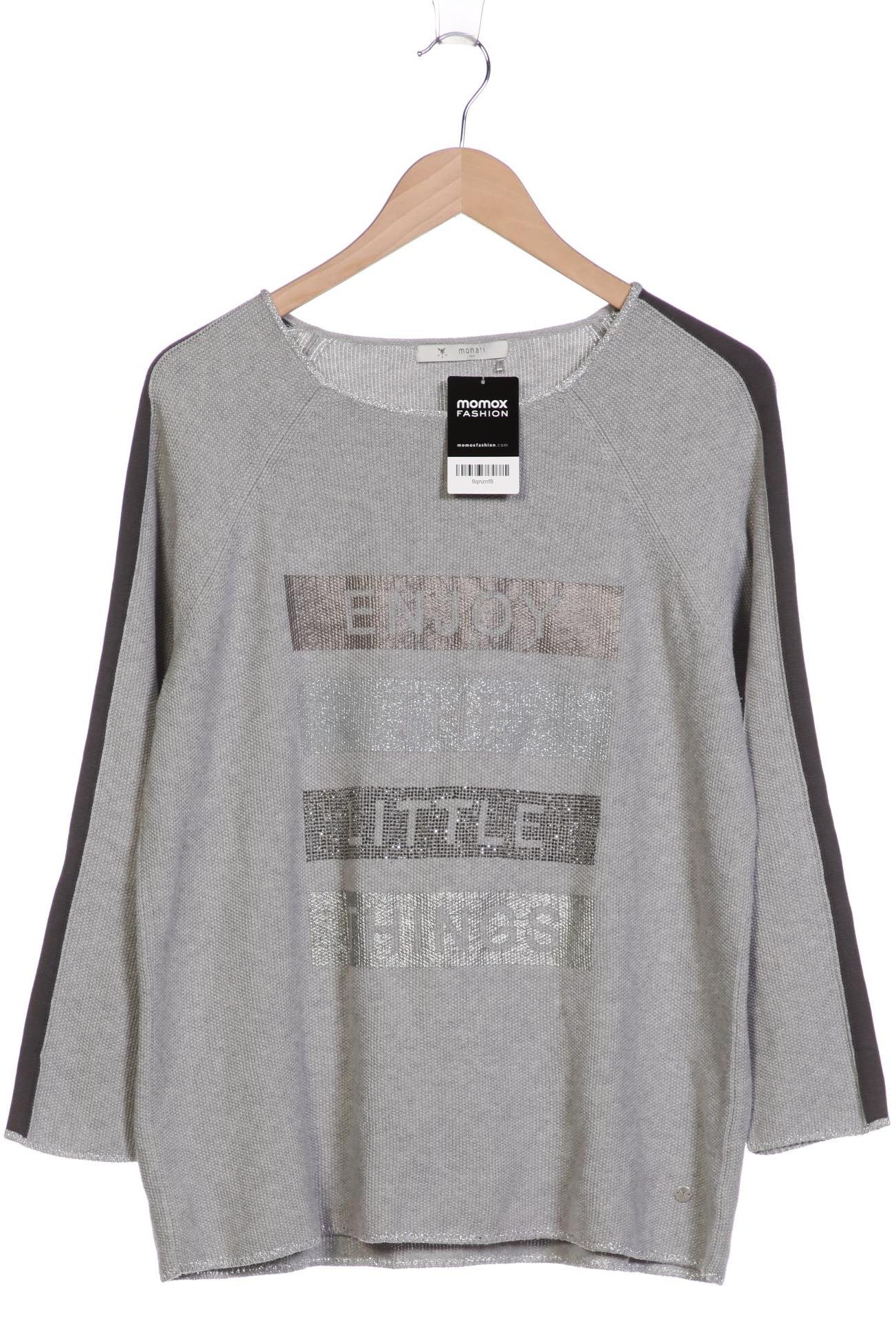 

monari Damen Pullover, grau, Gr. 42