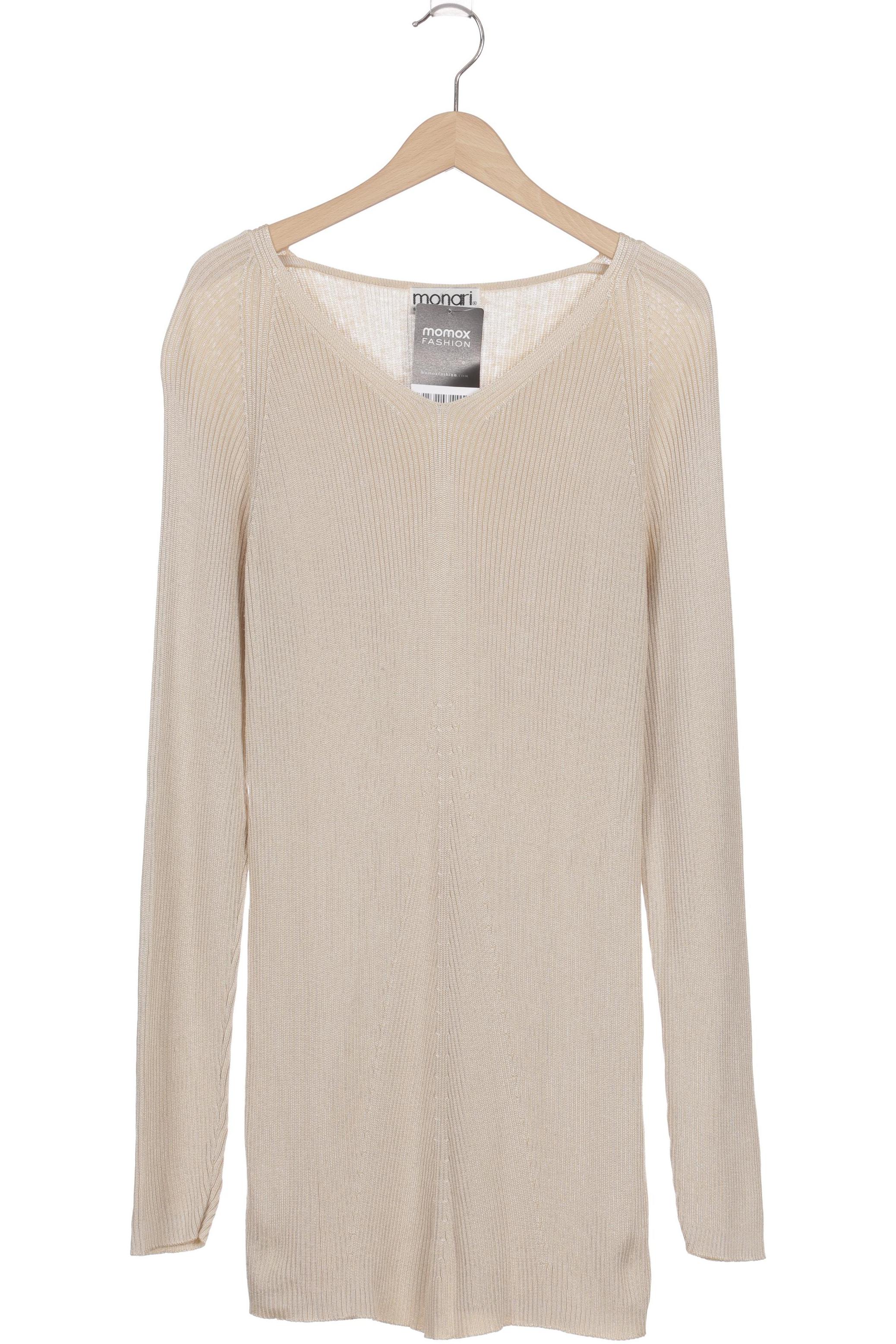 

monari Damen Pullover, beige, Gr. 36