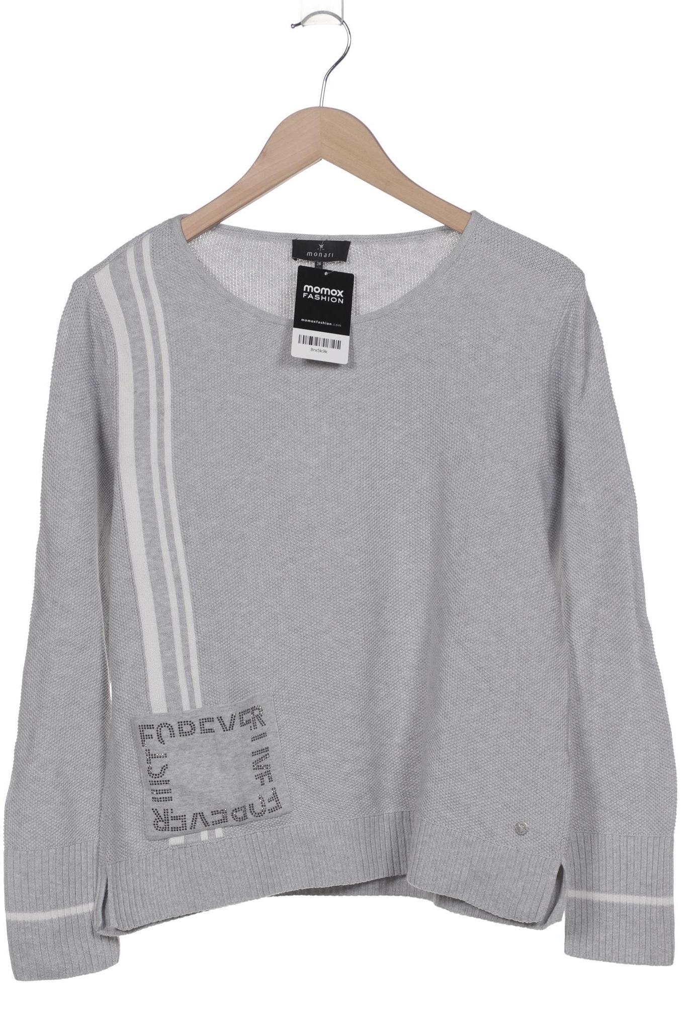 

monari Damen Pullover, grau, Gr. 36