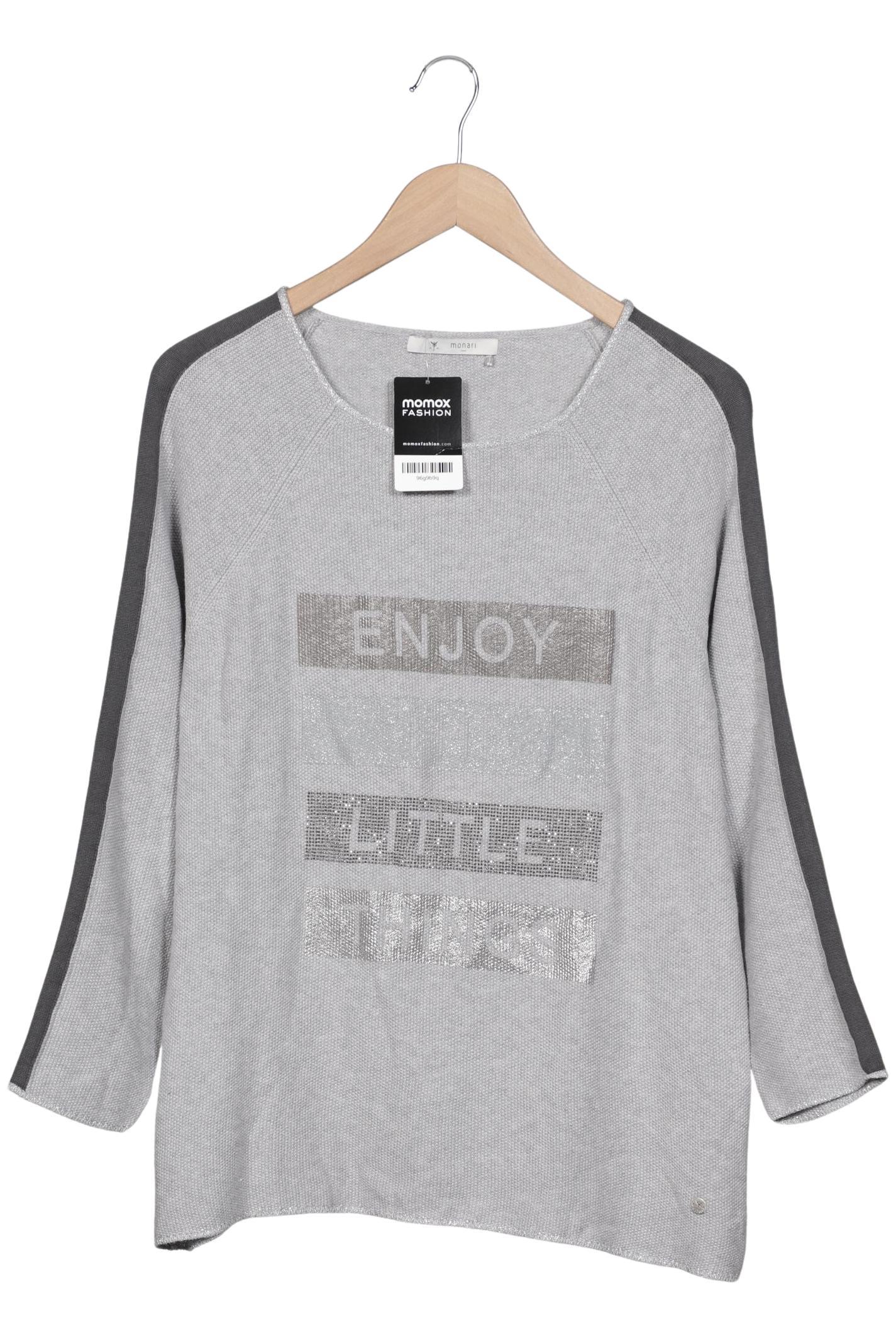 

monari Damen Pullover, grau, Gr. 40
