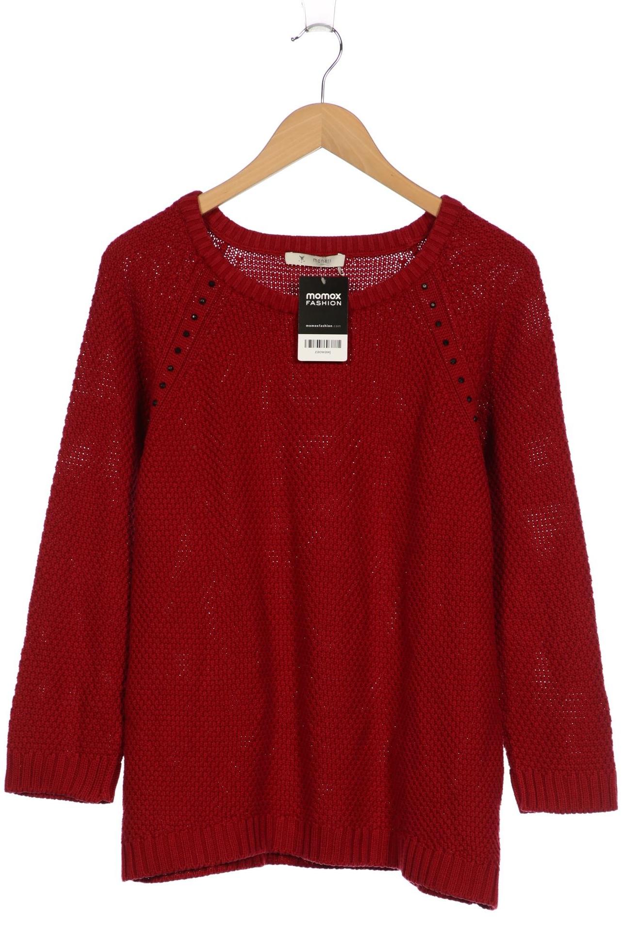 

monari Damen Pullover, rot, Gr. 46