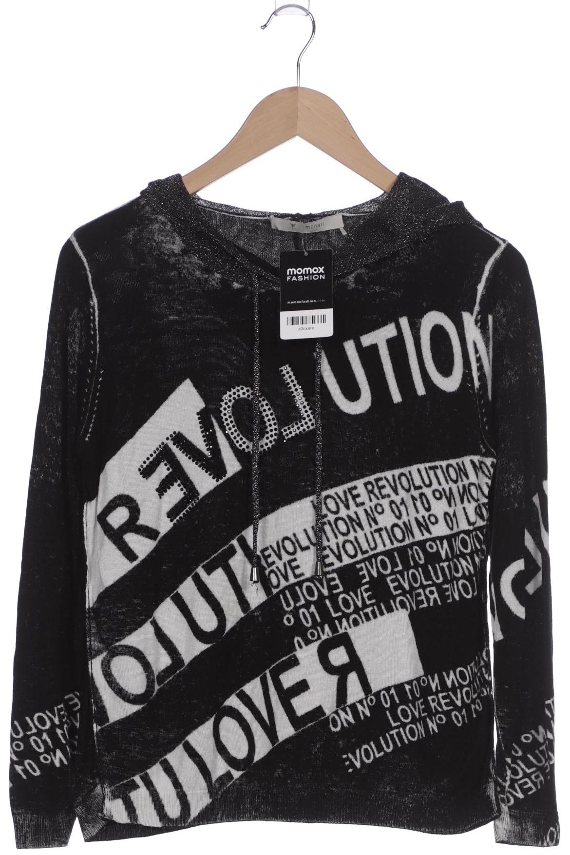 

monari Damen Pullover, schwarz, Gr. 44