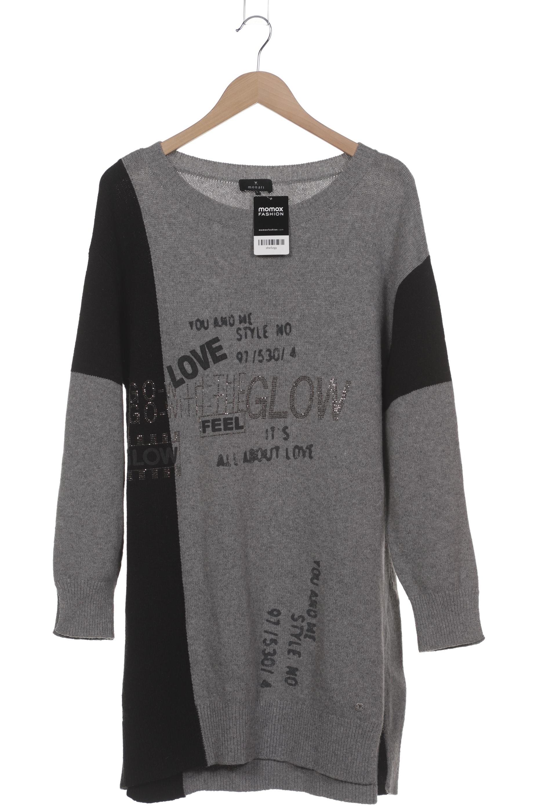 

monari Damen Pullover, grau, Gr. 42