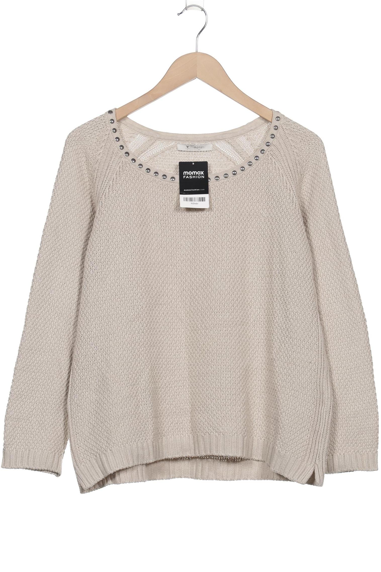 

monari Damen Pullover, beige, Gr. 38