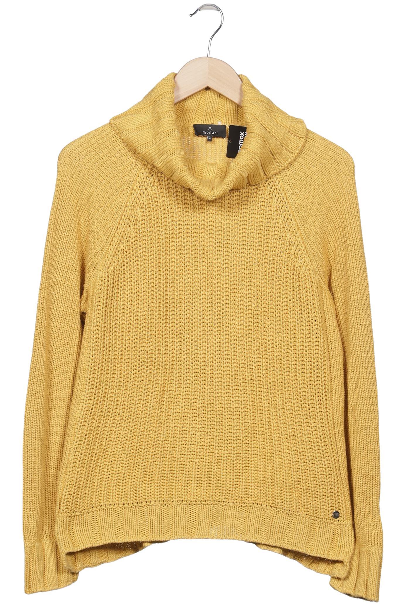 

monari Damen Pullover, gelb, Gr. 38