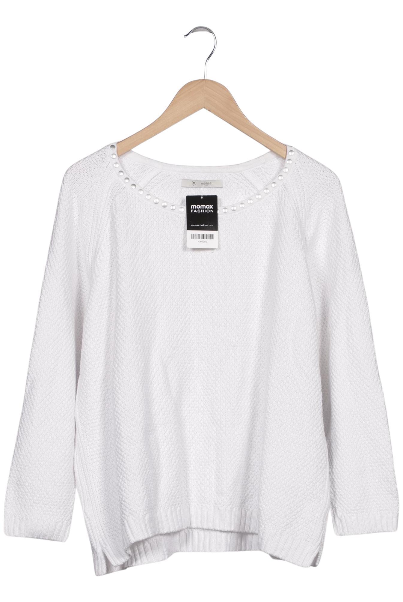 

monari Damen Pullover, weiß, Gr. 44