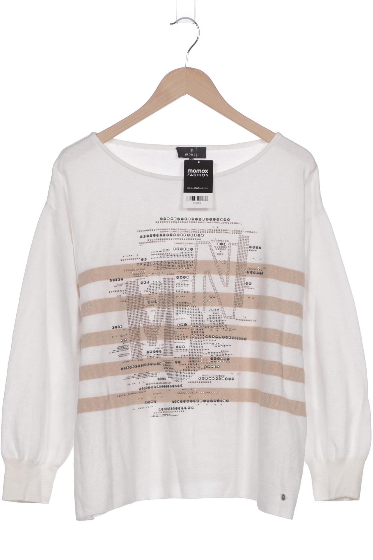 

monari Damen Pullover, weiß, Gr. 44