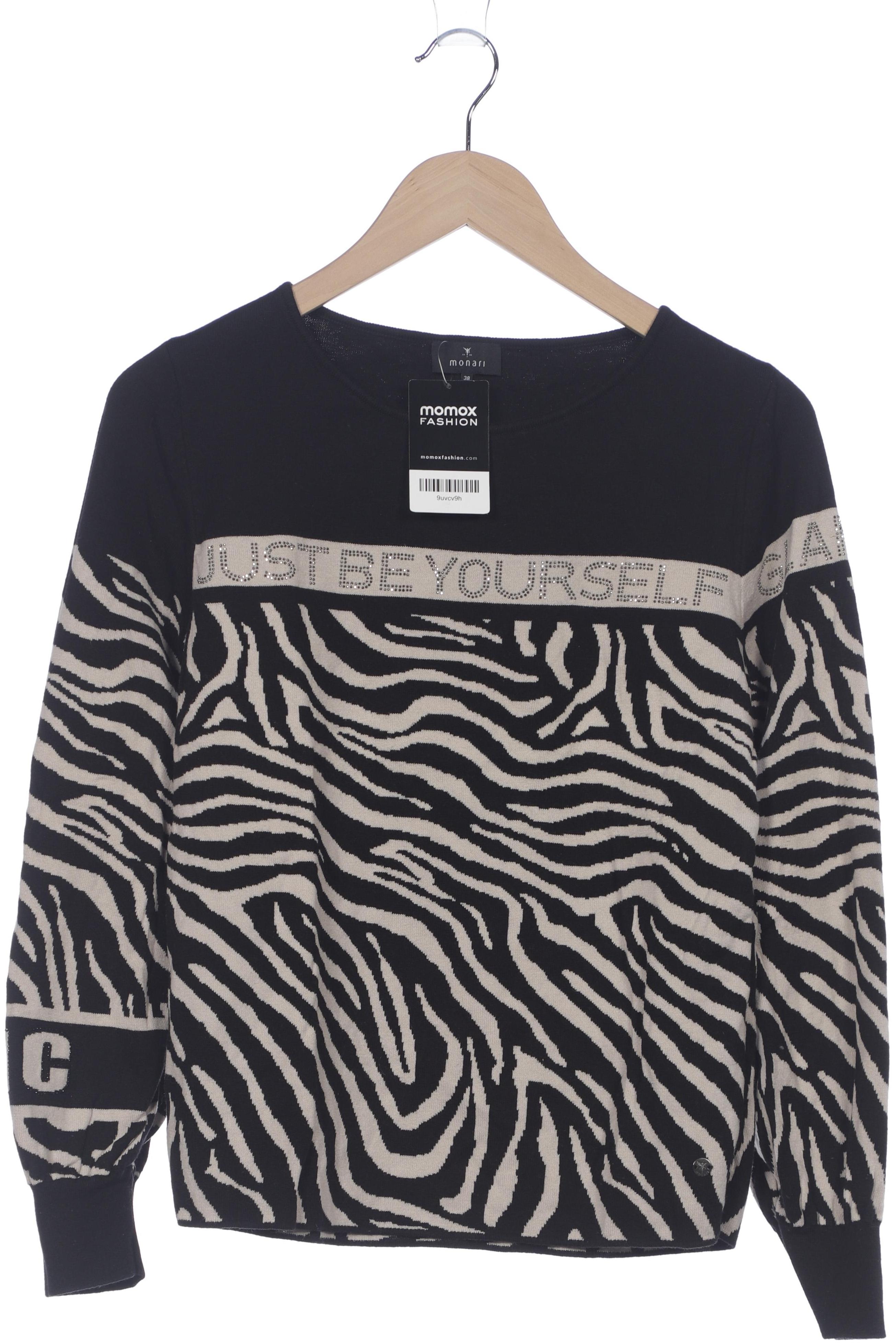 

monari Damen Pullover, schwarz, Gr. 38