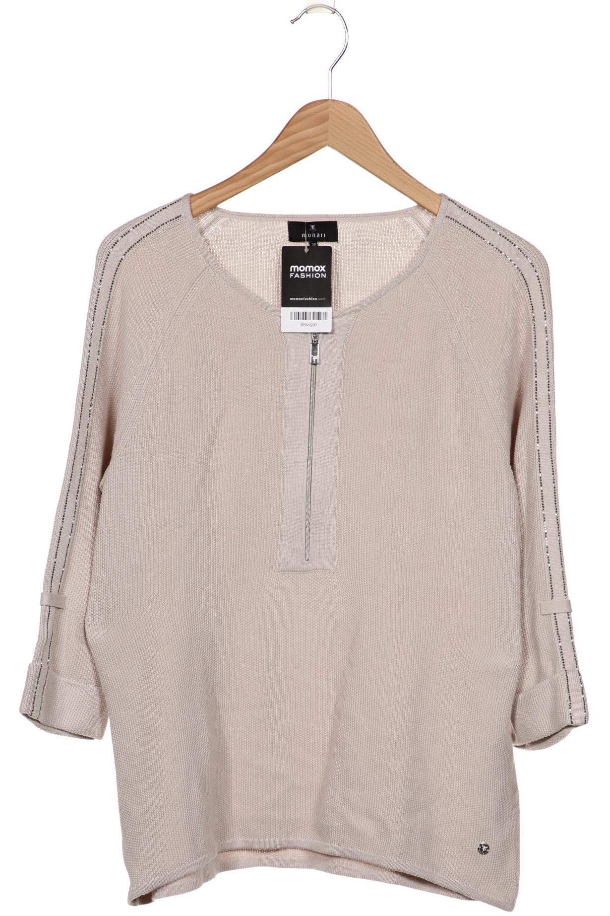 

monari Damen Pullover, beige, Gr. 38
