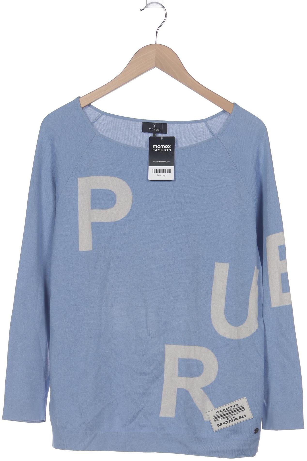 

monari Damen Pullover, blau, Gr. 42
