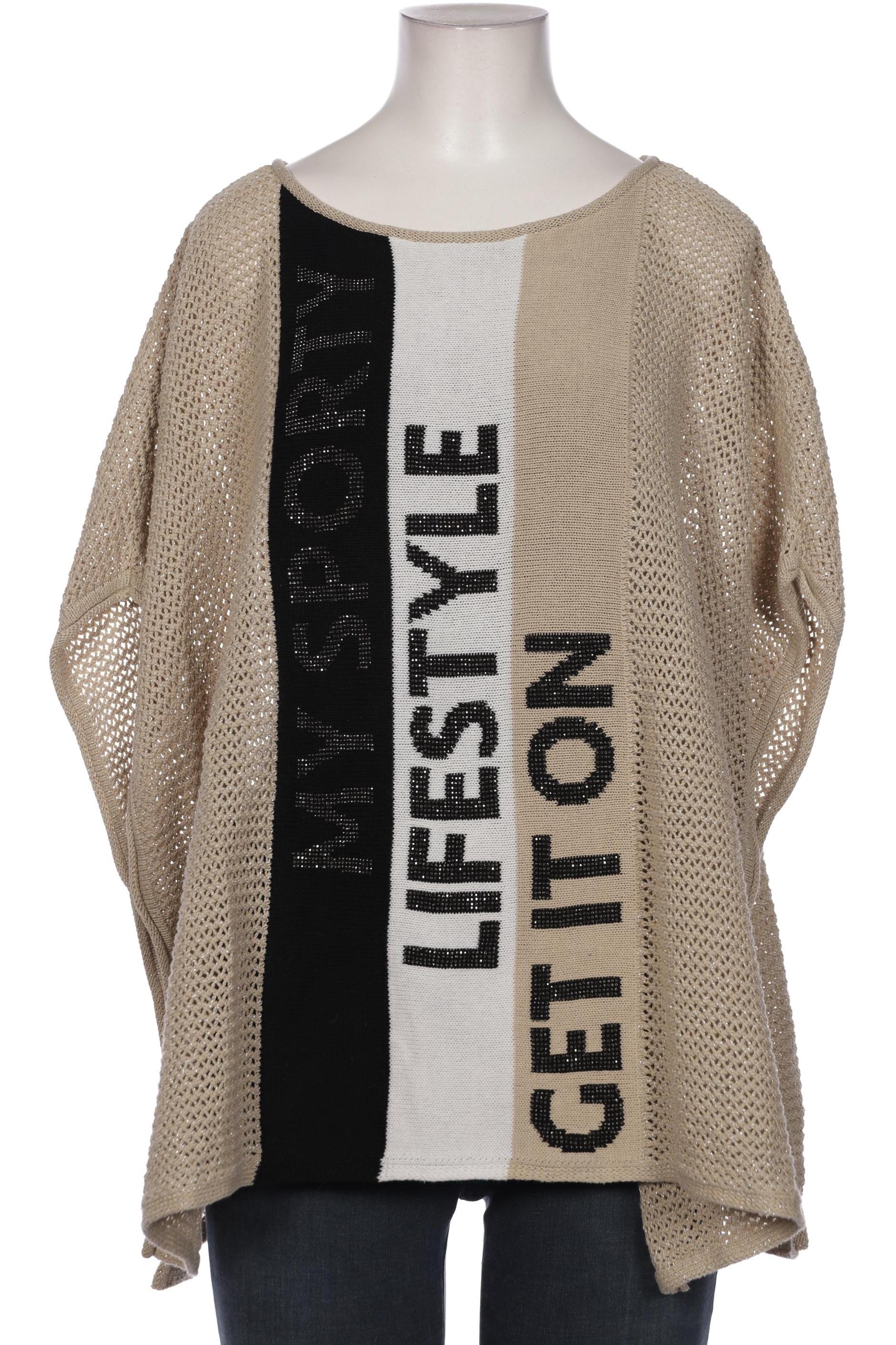 

monari Damen Pullover, beige, Gr. 34