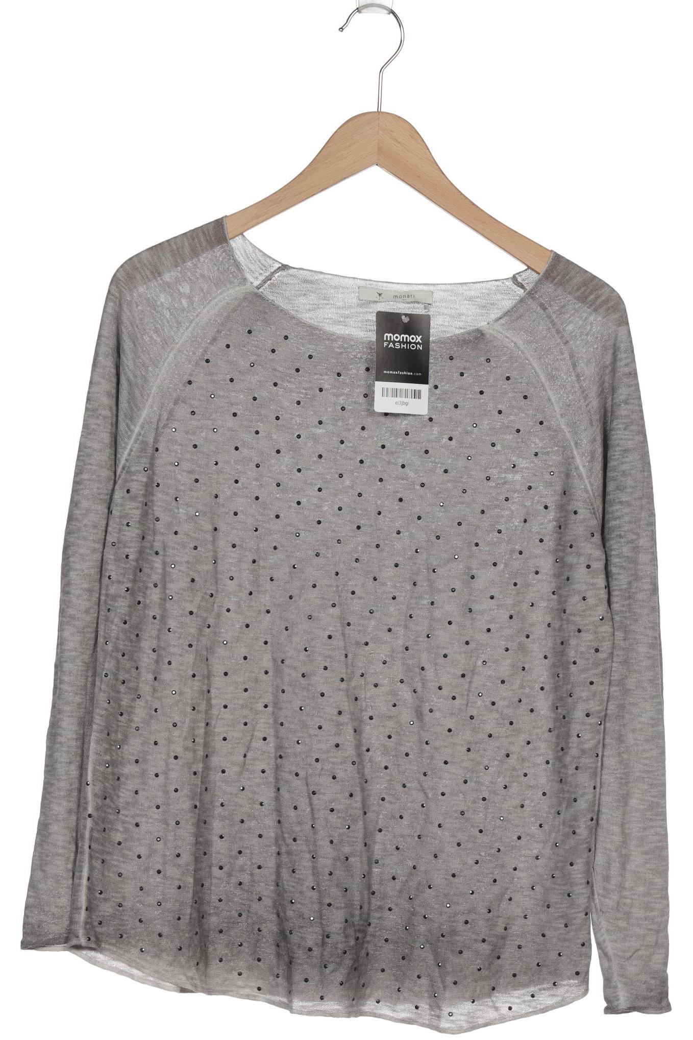 

monari Damen Pullover, grau, Gr. 40