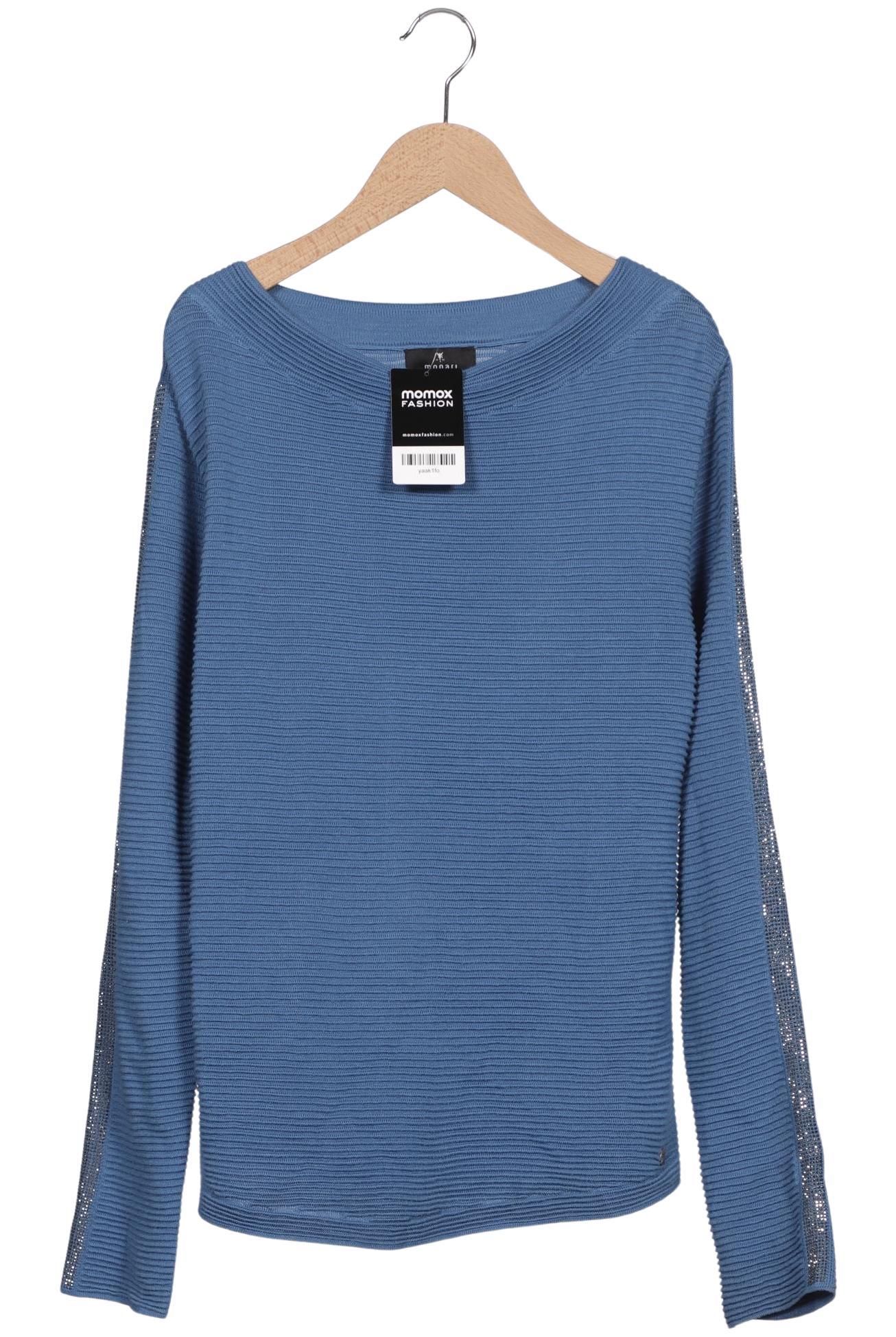 

monari Damen Pullover, blau, Gr. 40