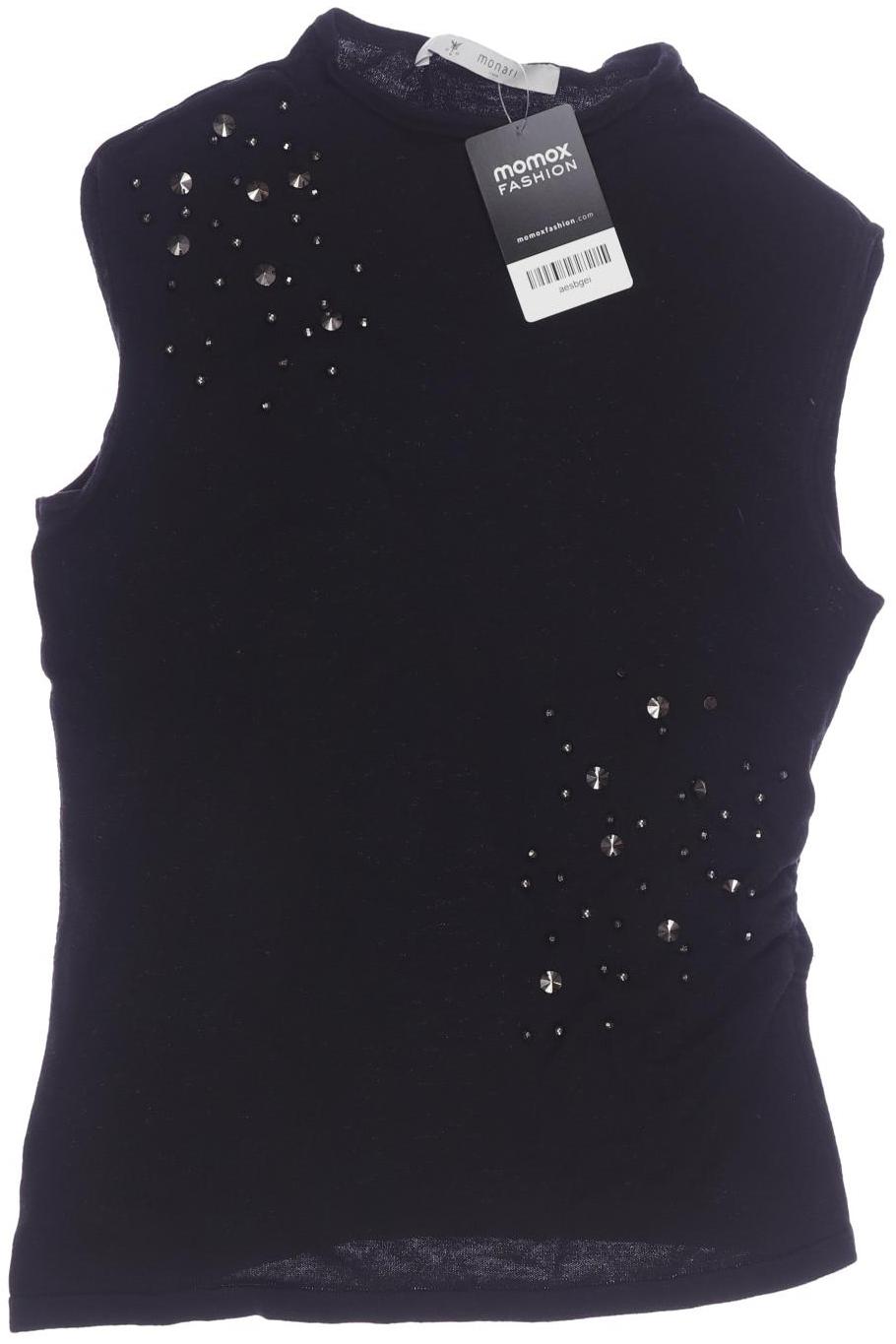 

monari Damen Pullover, schwarz, Gr. 34