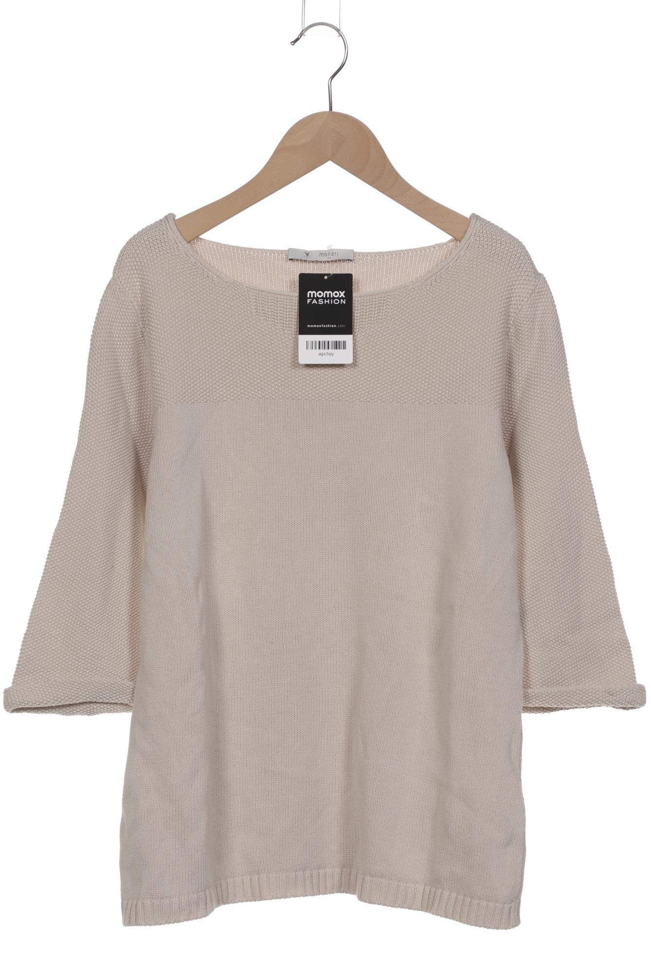 

monari Damen Pullover, beige, Gr. 42