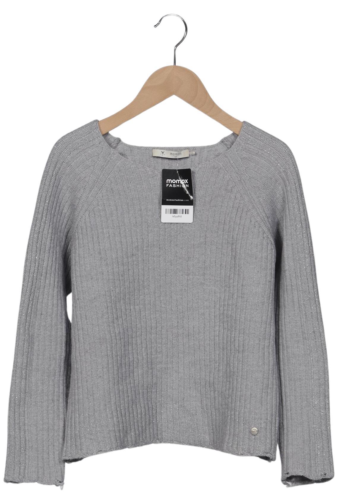 

monari Damen Pullover, grau, Gr. 38