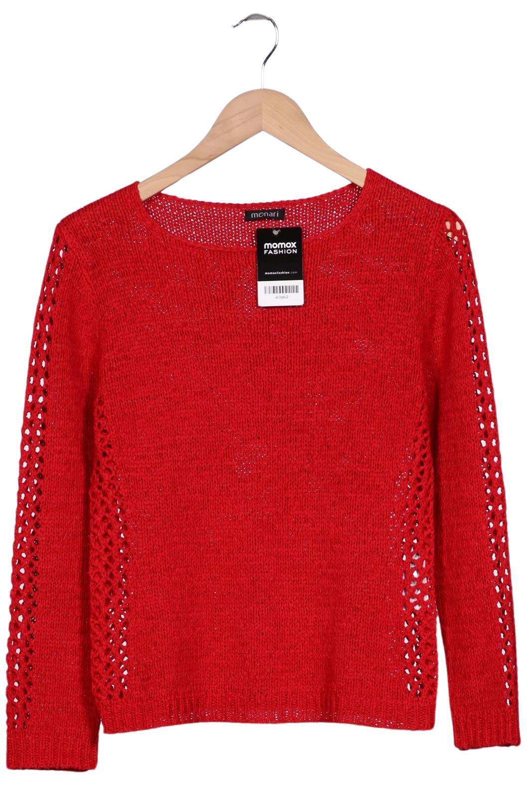 

monari Damen Pullover, rot, Gr. 36