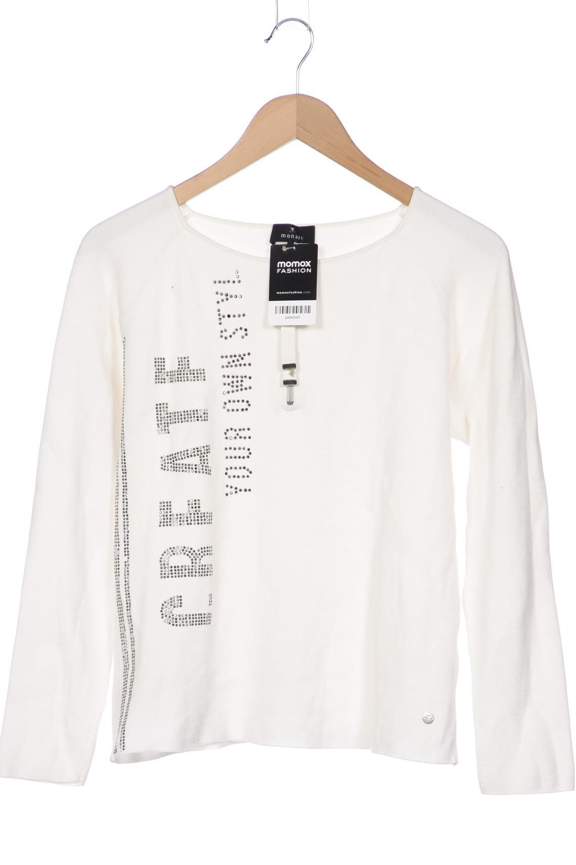 

monari Damen Pullover, weiß