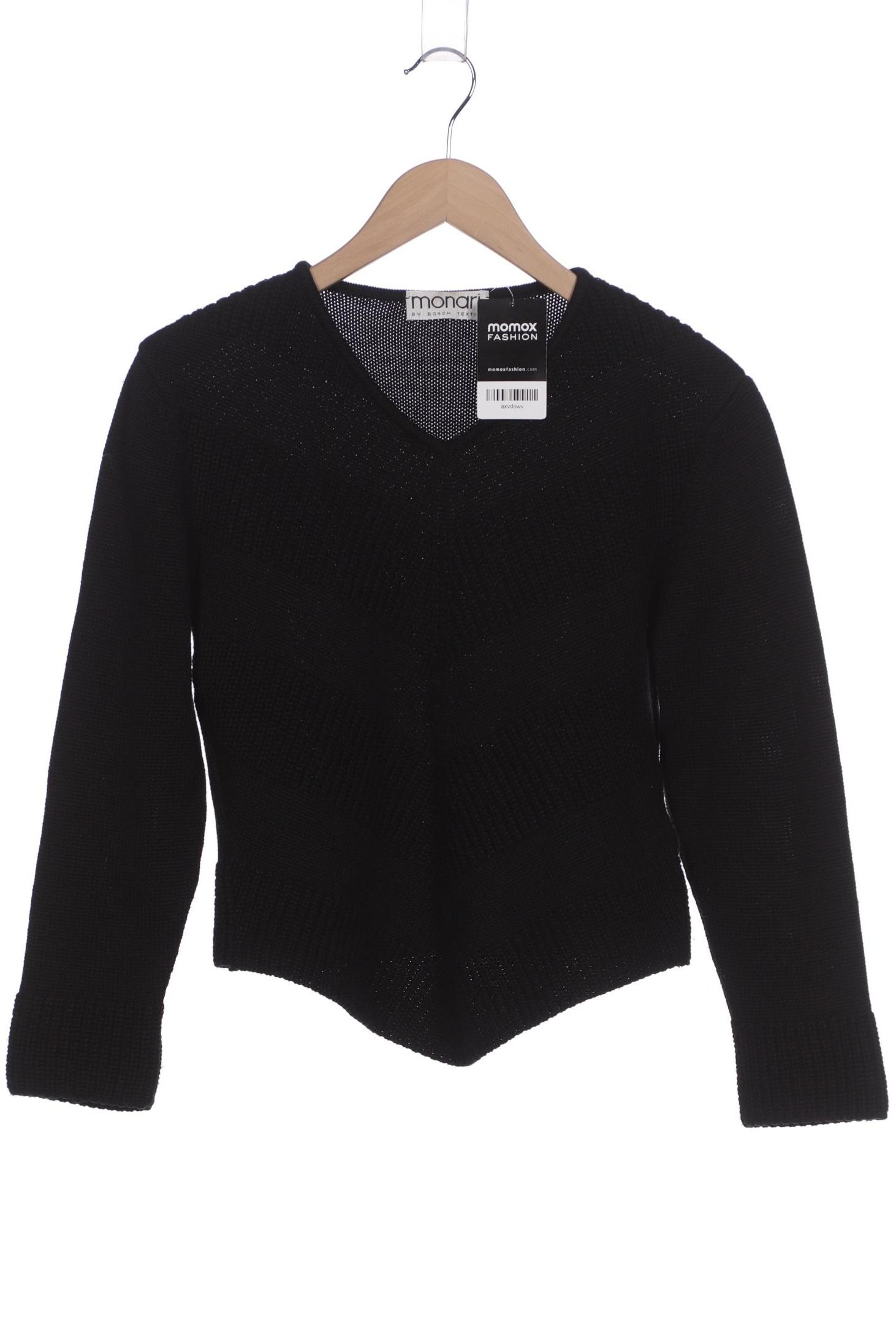 

monari Damen Pullover, schwarz, Gr. 38