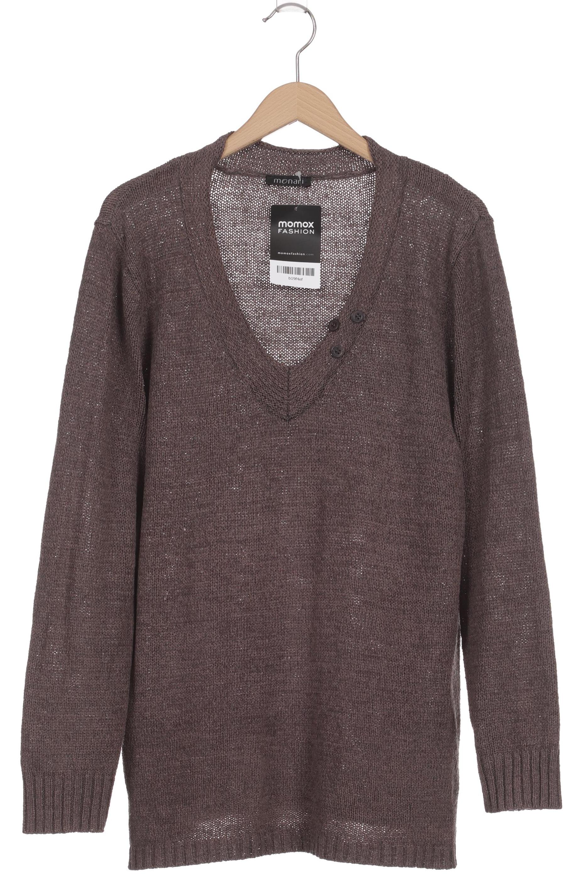 

monari Damen Pullover, braun, Gr. 46
