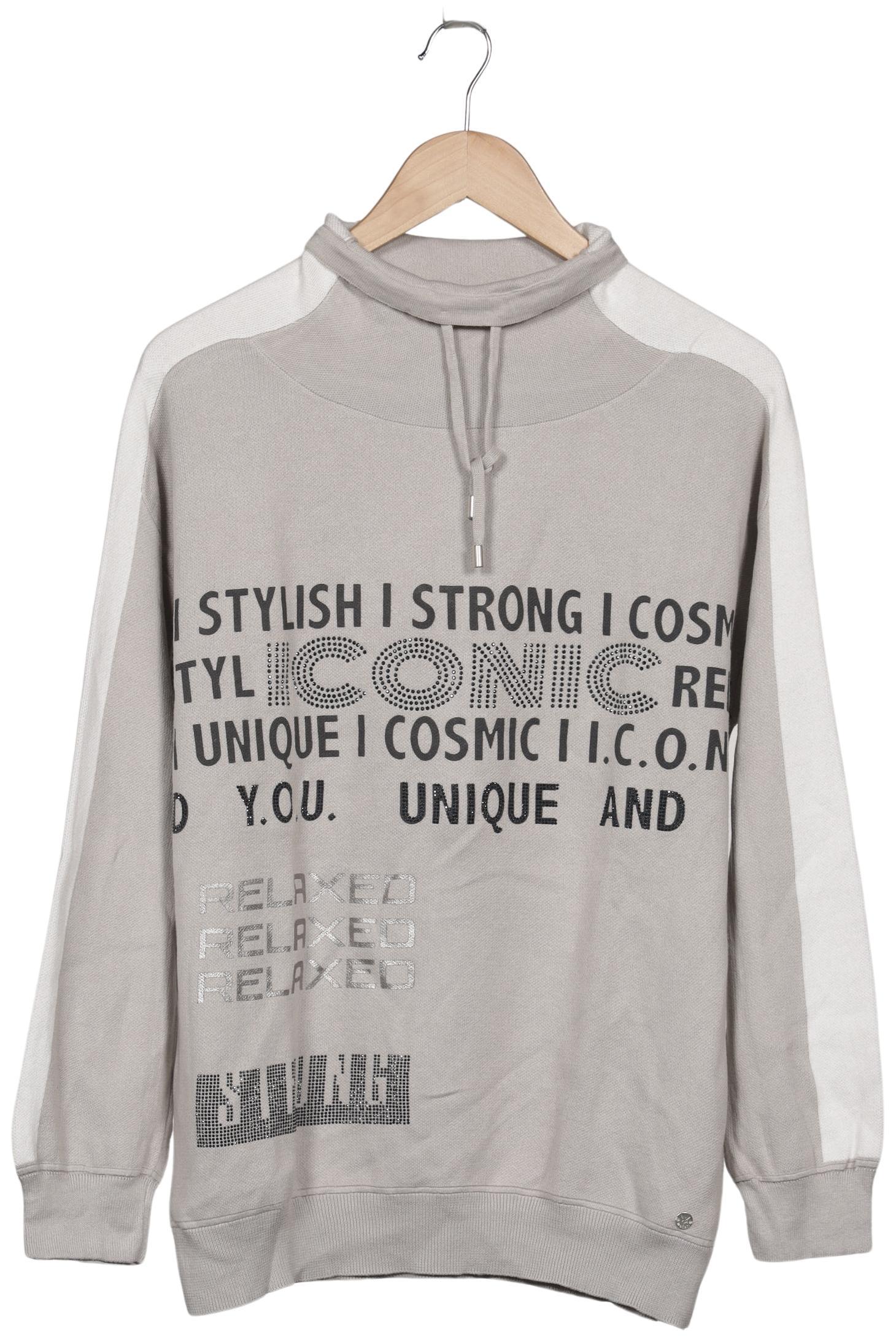 

monari Damen Pullover, grau, Gr. 40