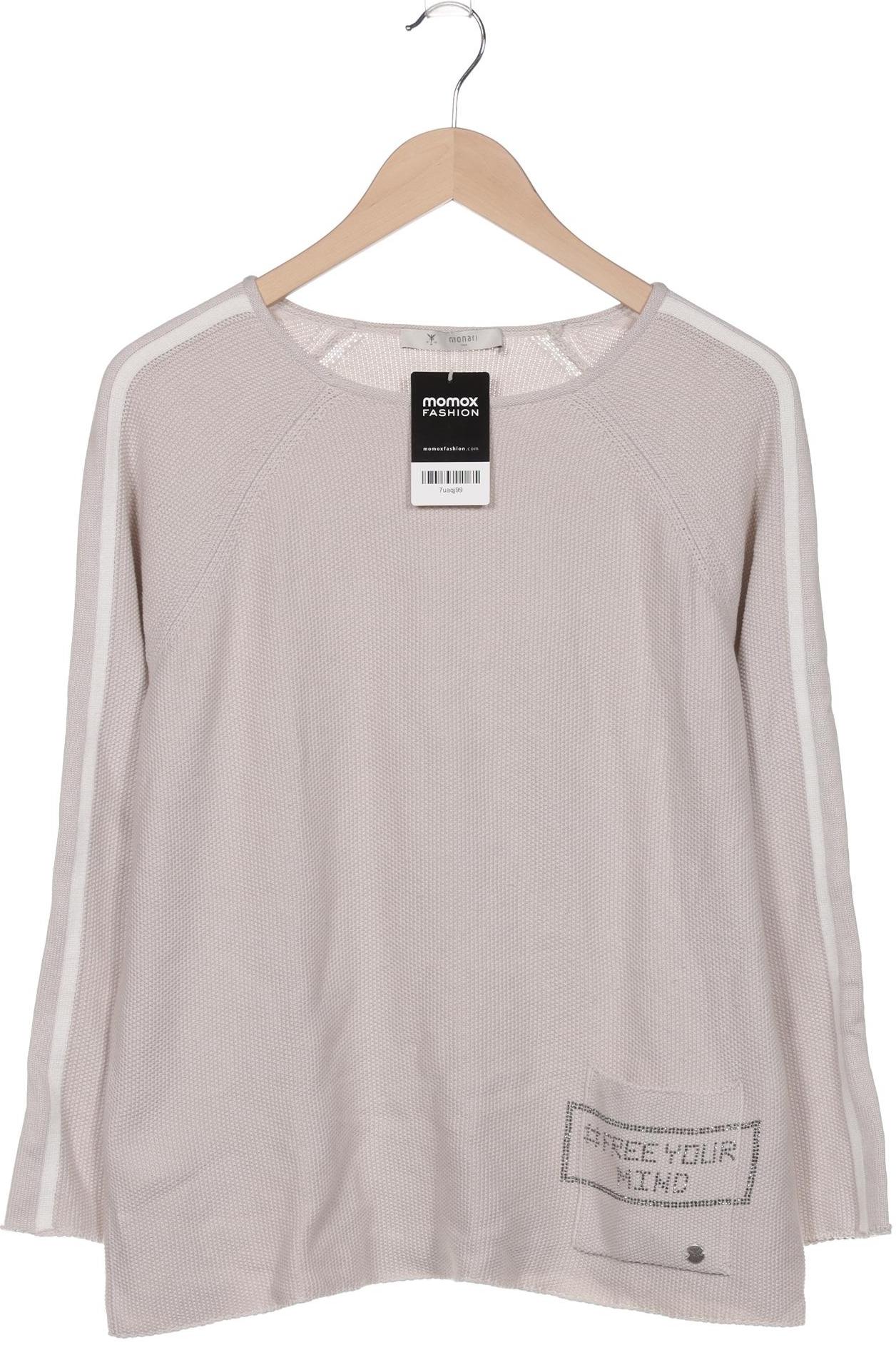 

monari Damen Pullover, grau, Gr. 42