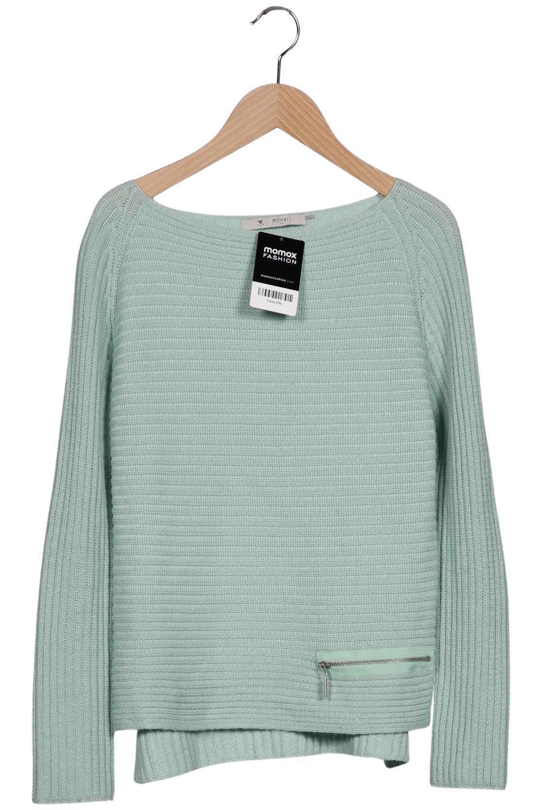 

monari Damen Pullover, grün, Gr. 38