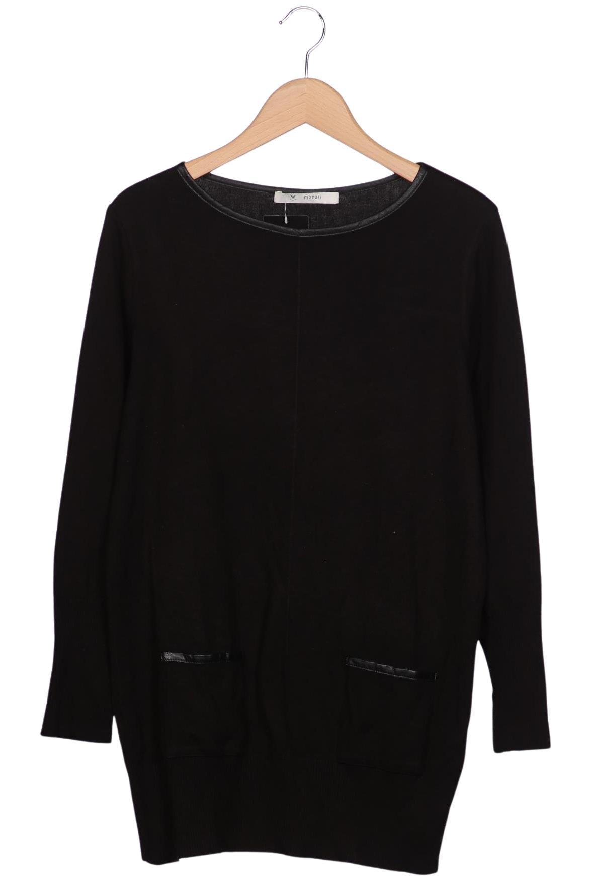 

monari Damen Pullover, schwarz, Gr. 38