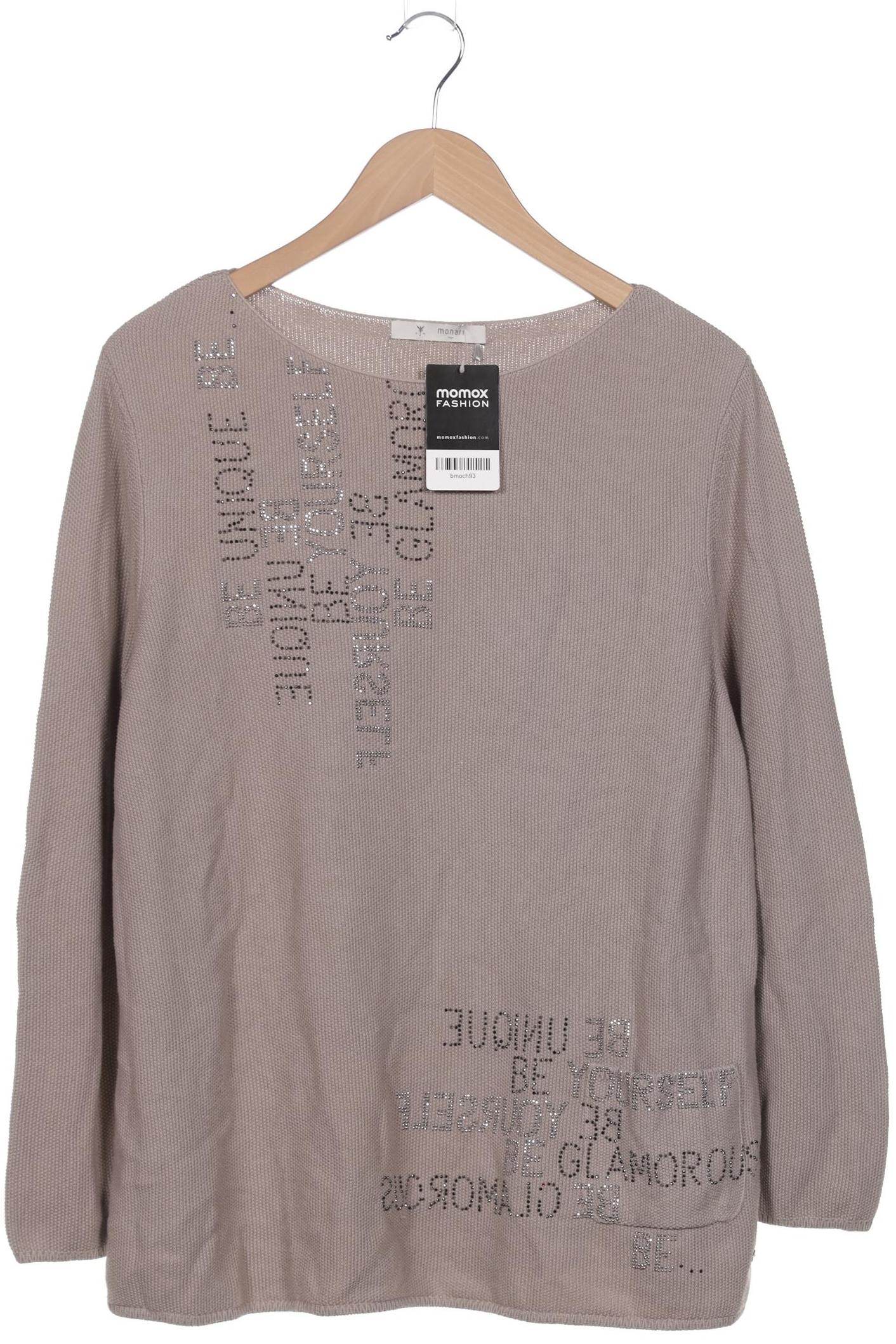 

monari Damen Pullover, grau, Gr. 46