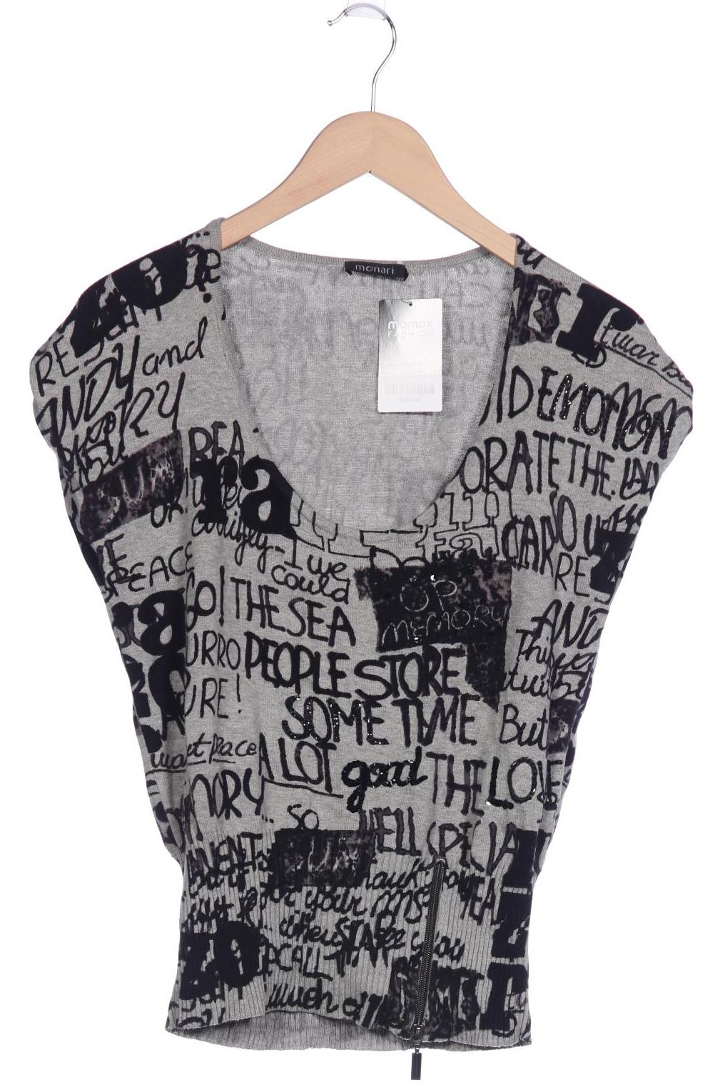 

monari Damen Pullover, grau, Gr. 36