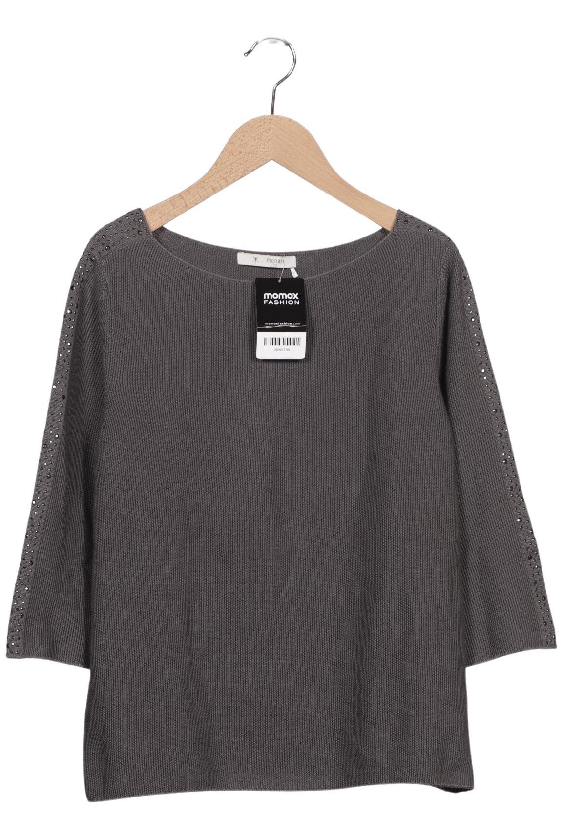 

monari Damen Pullover, grau, Gr. 38