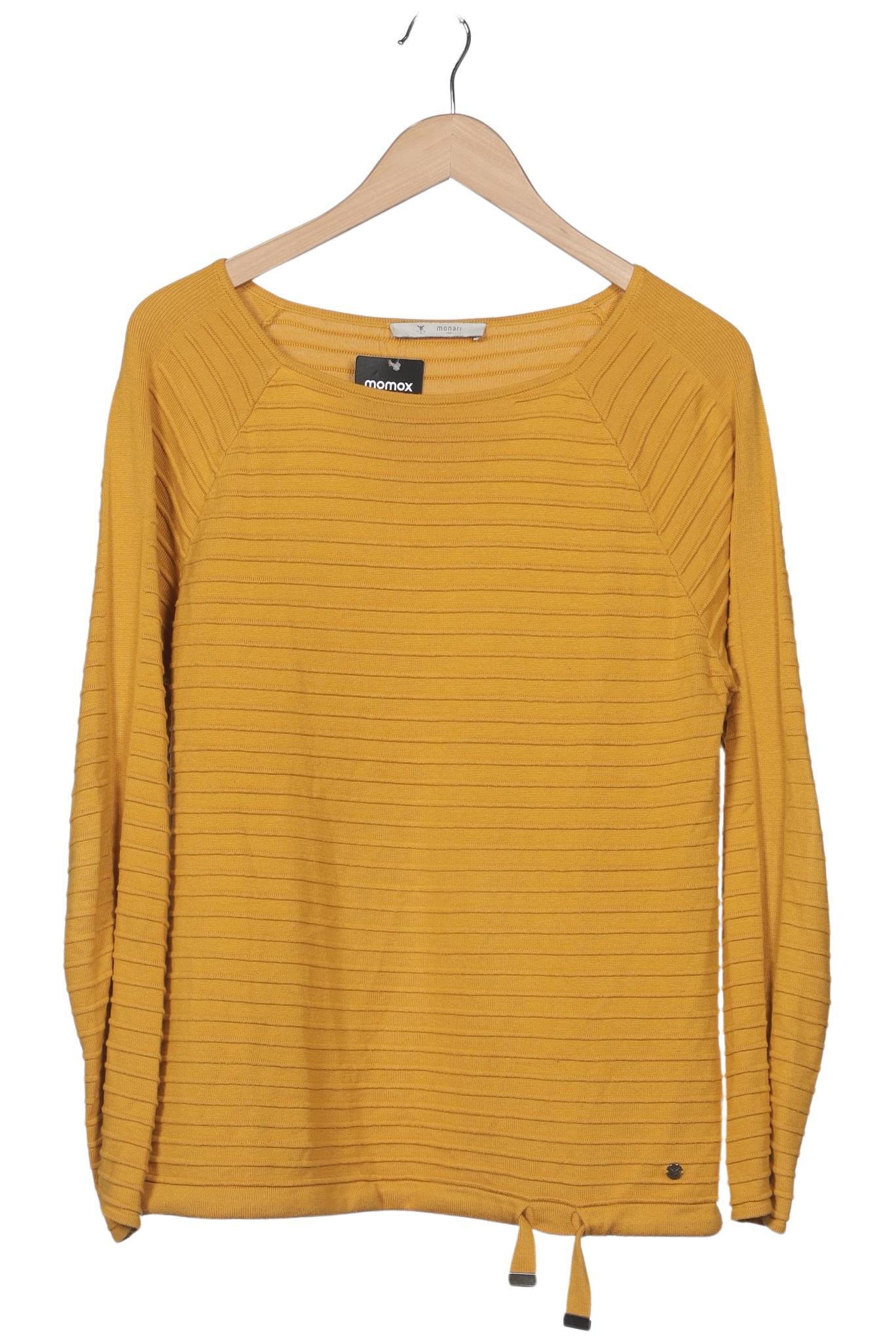 

monari Damen Pullover, gelb, Gr. 38