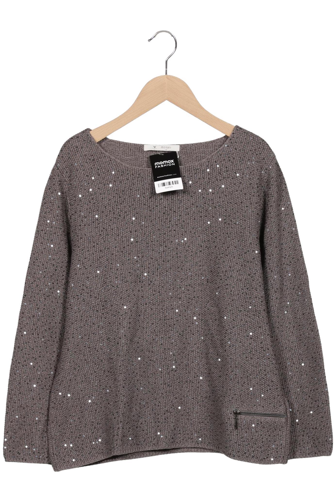 

monari Damen Pullover, grau, Gr. 42